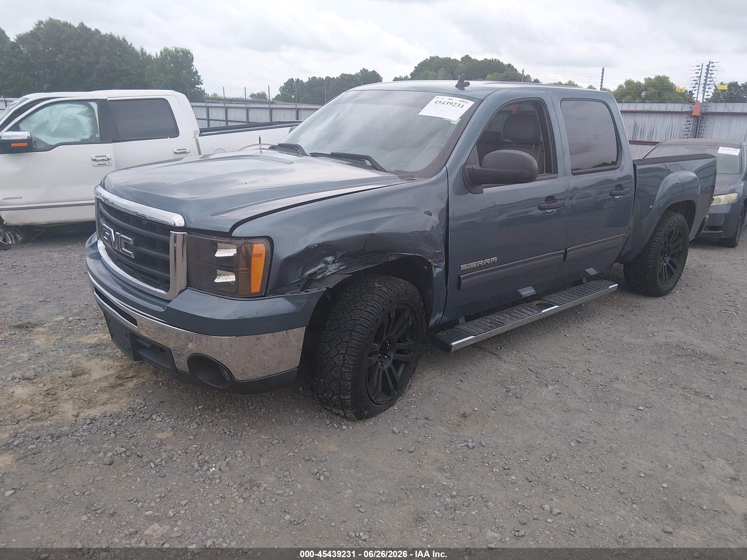 2010 Gmc Sierra 1500 Sle Blue vin: 3GTRCVE06AG198603