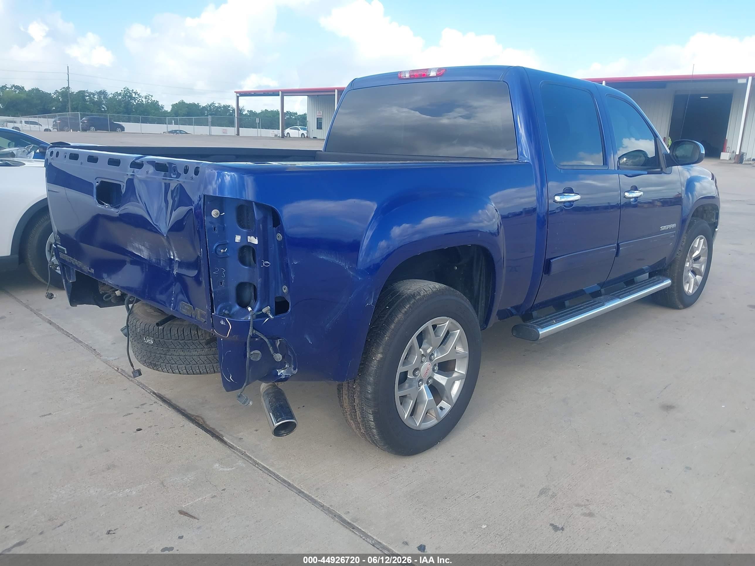 2010 Gmc Sierra 1500 Sle Blue vin: 3GTRCVE06AG264941