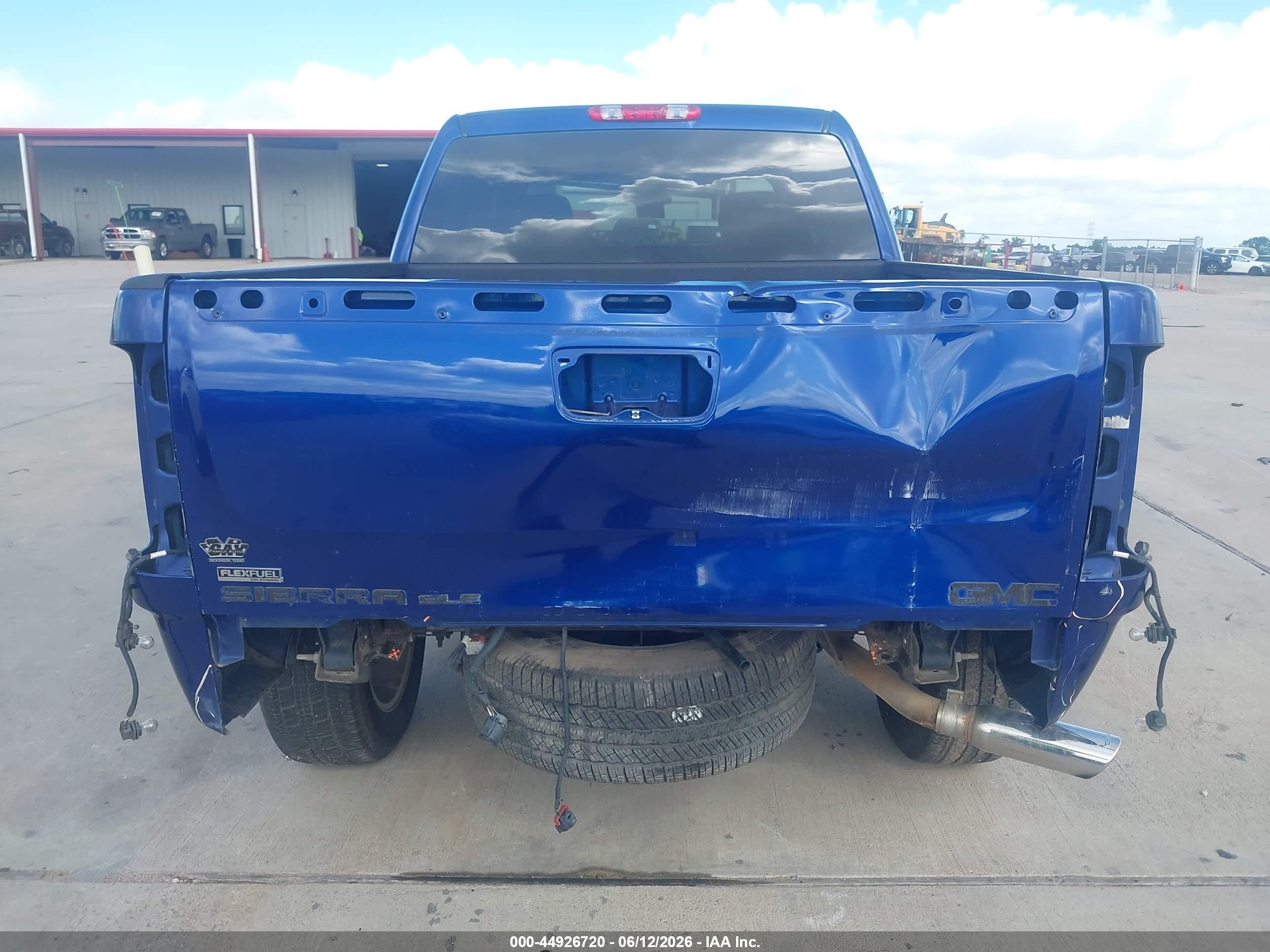 2010 Gmc Sierra 1500 Sle Blue vin: 3GTRCVE06AG264941
