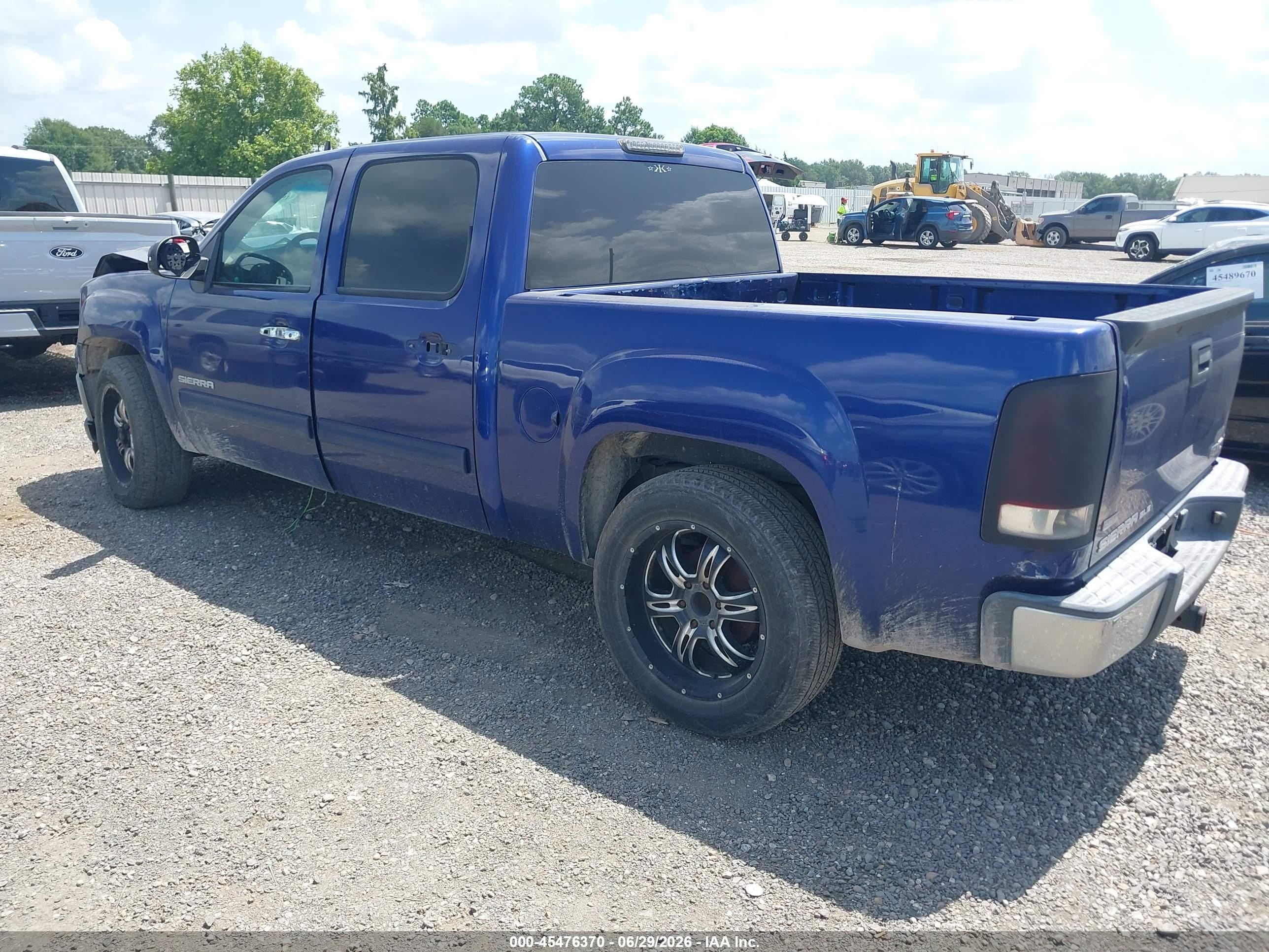 2010 Gmc Sierra 1500 Sle Blue vin: 3GTRCVE06AG265409