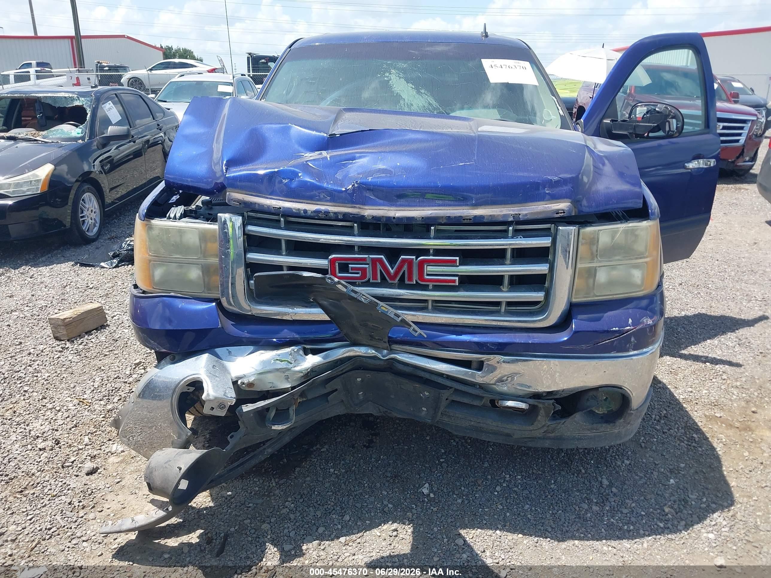 2010 Gmc Sierra 1500 Sle Blue vin: 3GTRCVE06AG265409
