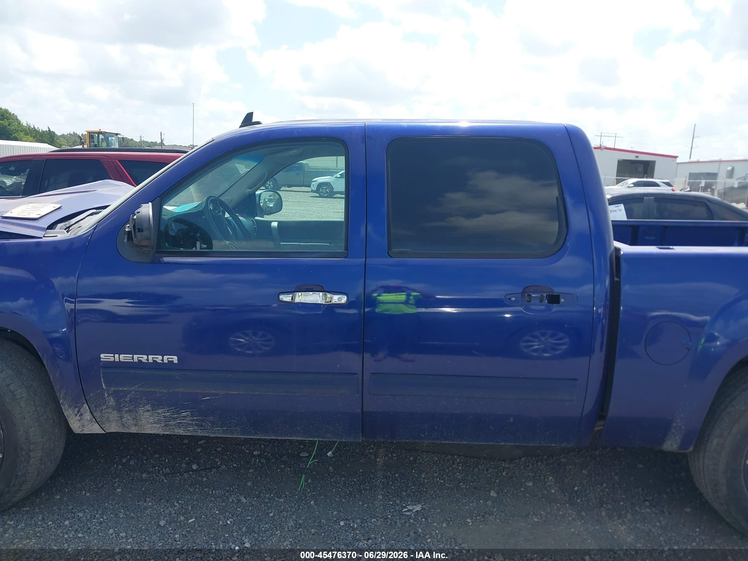 2010 Gmc Sierra 1500 Sle Blue vin: 3GTRCVE06AG265409