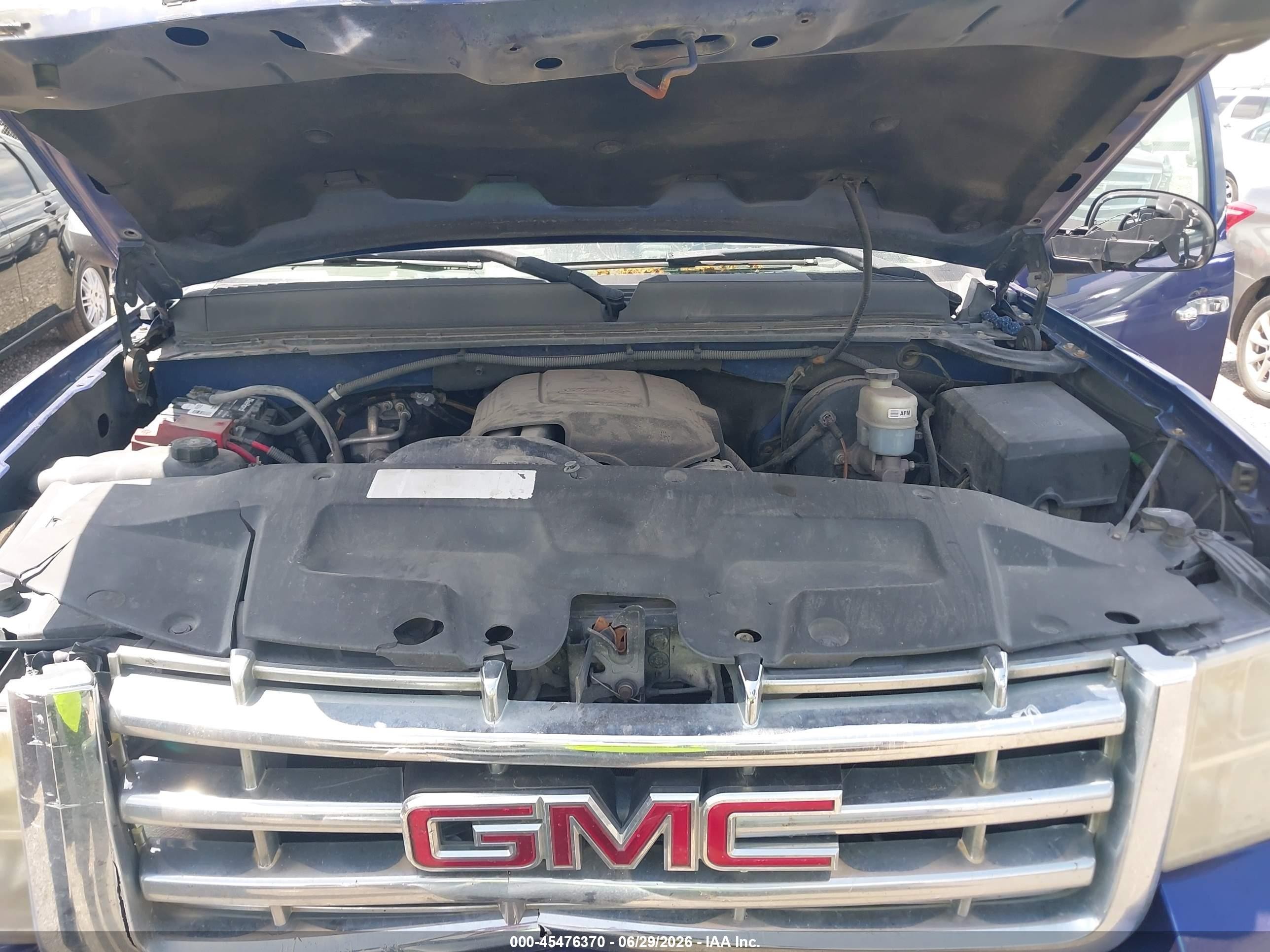 2010 Gmc Sierra 1500 Sle Blue vin: 3GTRCVE06AG265409