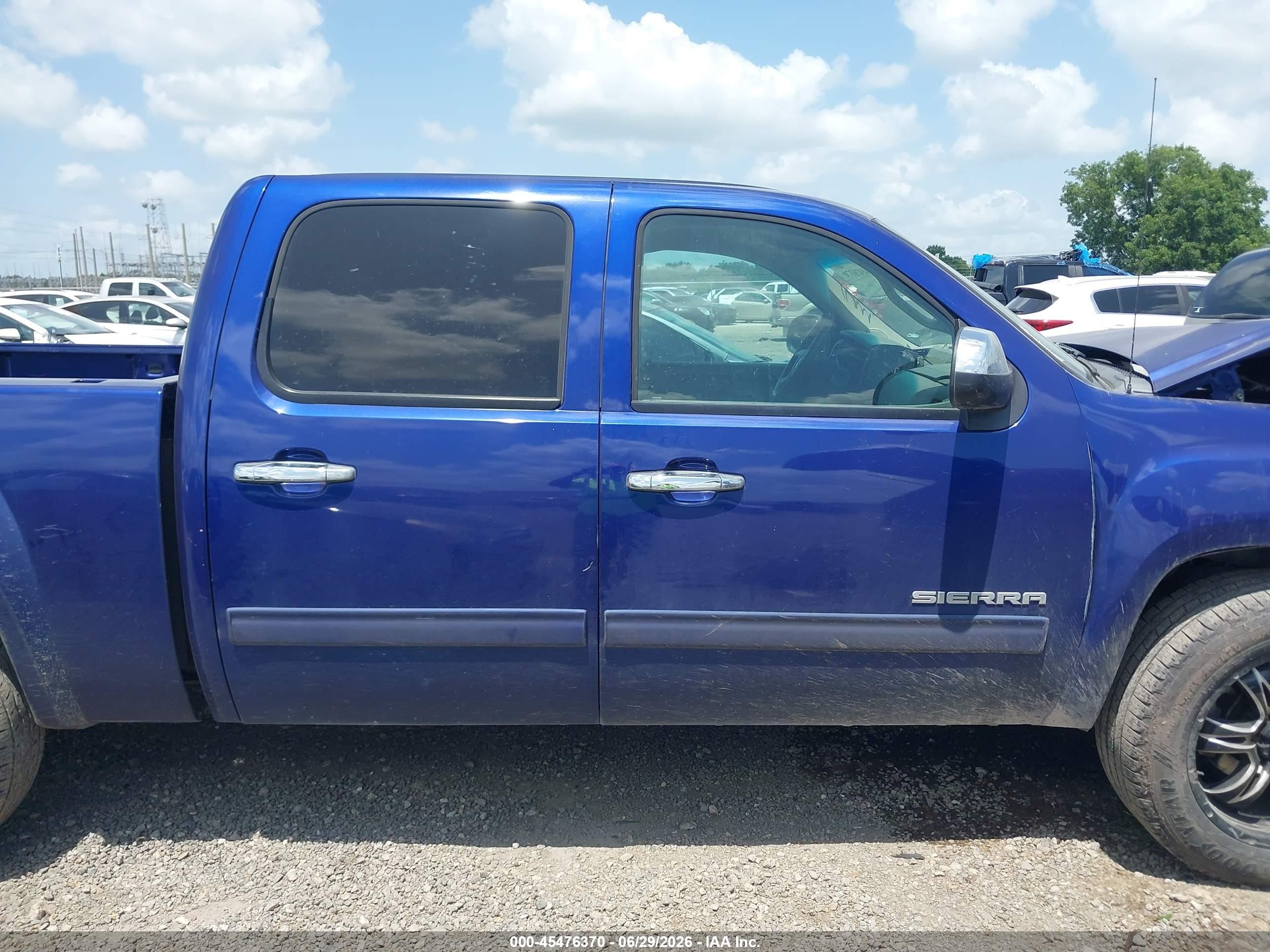 2010 Gmc Sierra 1500 Sle Blue vin: 3GTRCVE06AG265409