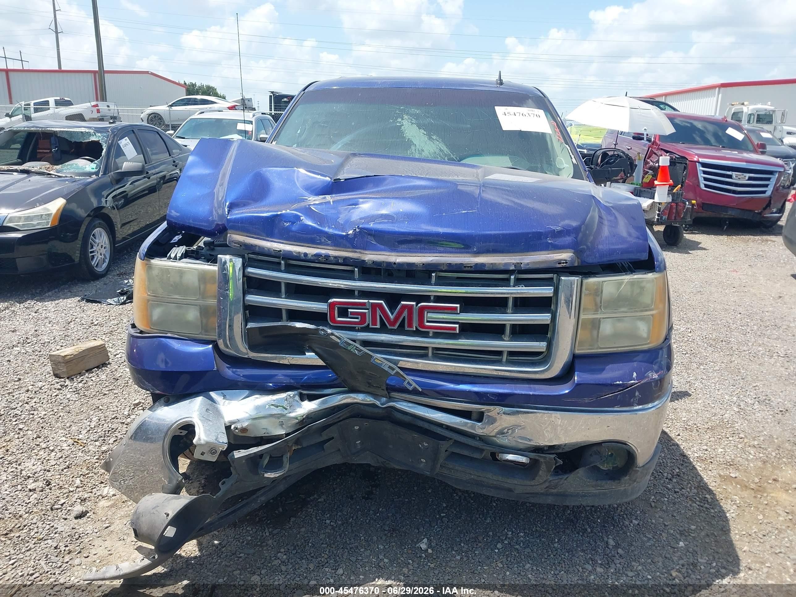 2010 Gmc Sierra 1500 Sle Blue vin: 3GTRCVE06AG265409