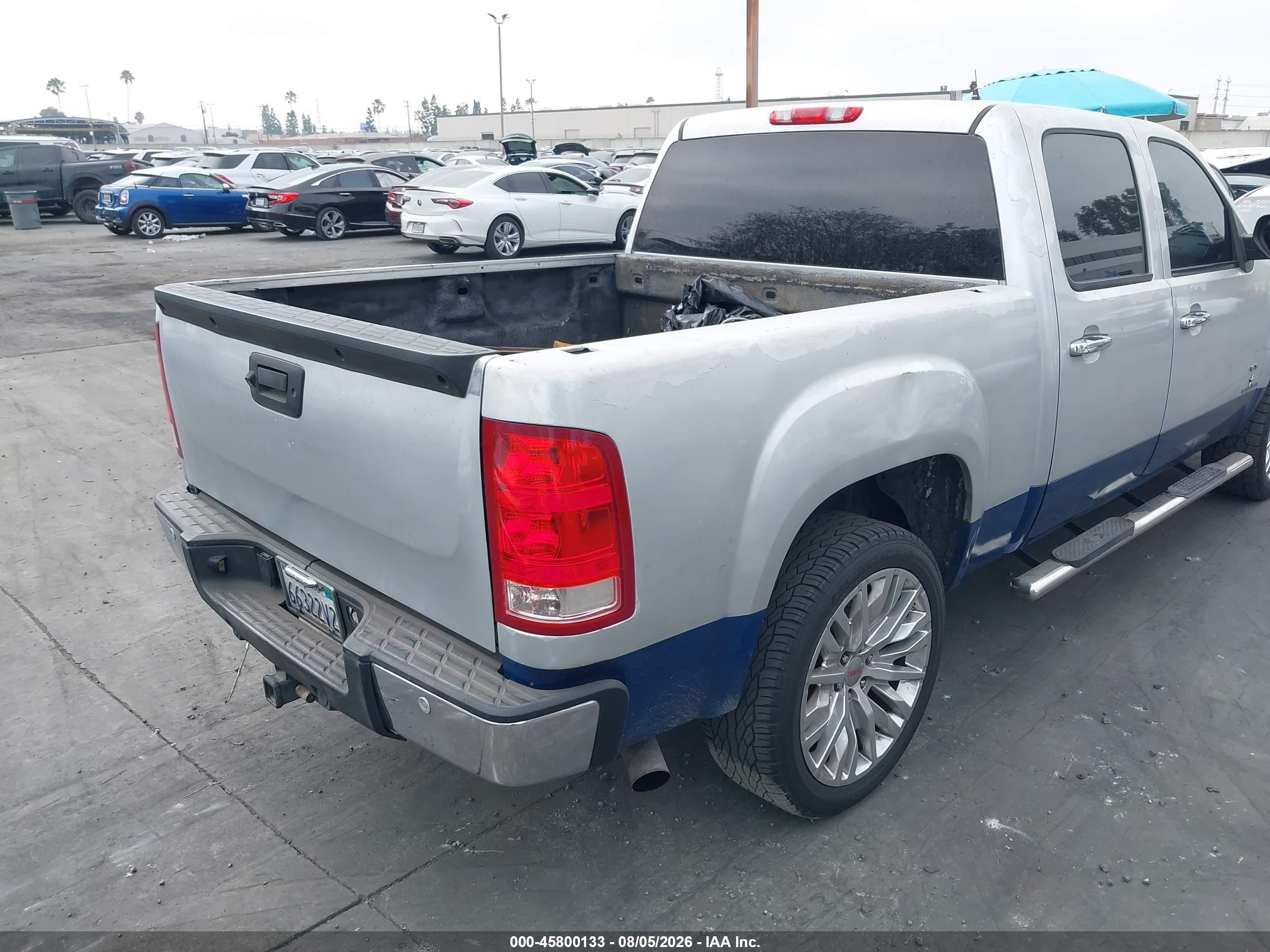 2010 Gmc Sierra 1500 Sle Silver vin: 3GTRCVE07AG208300