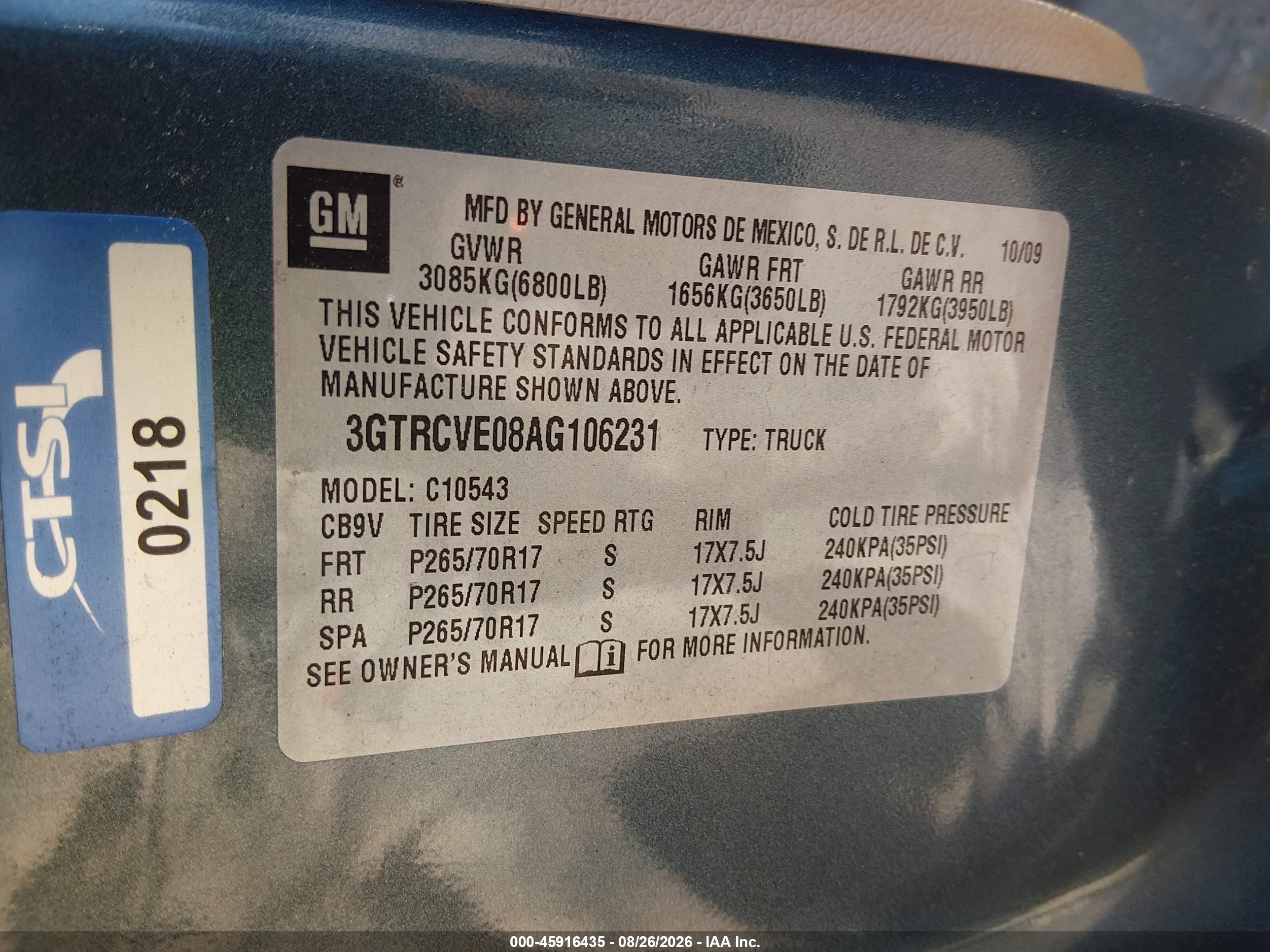 2010 Gmc Sierra 1500 Sle Gray vin: 3GTRCVE08AG106231