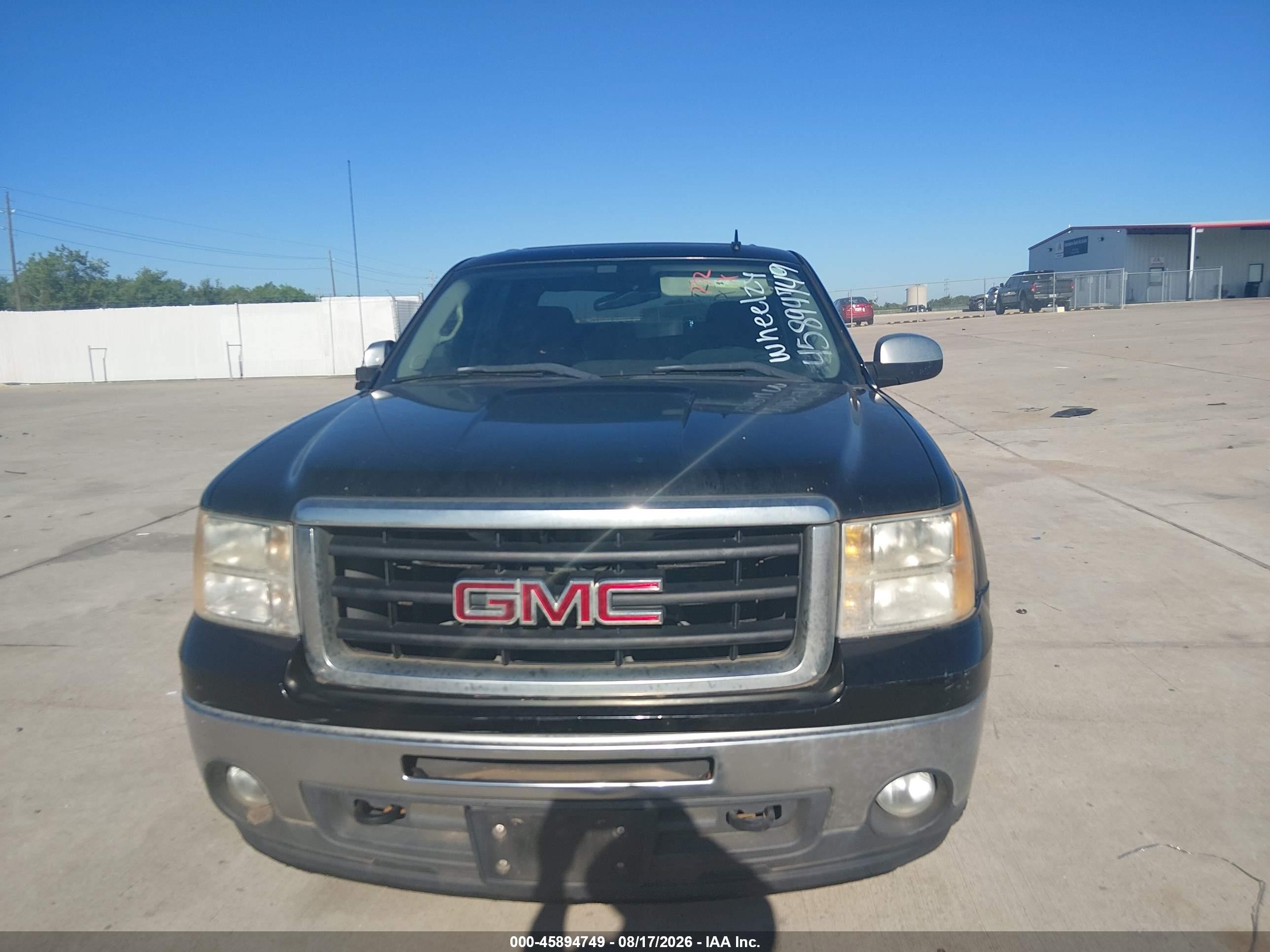 2010 Gmc Sierra 1500 Sle Black vin: 3GTRCVE08AG179597