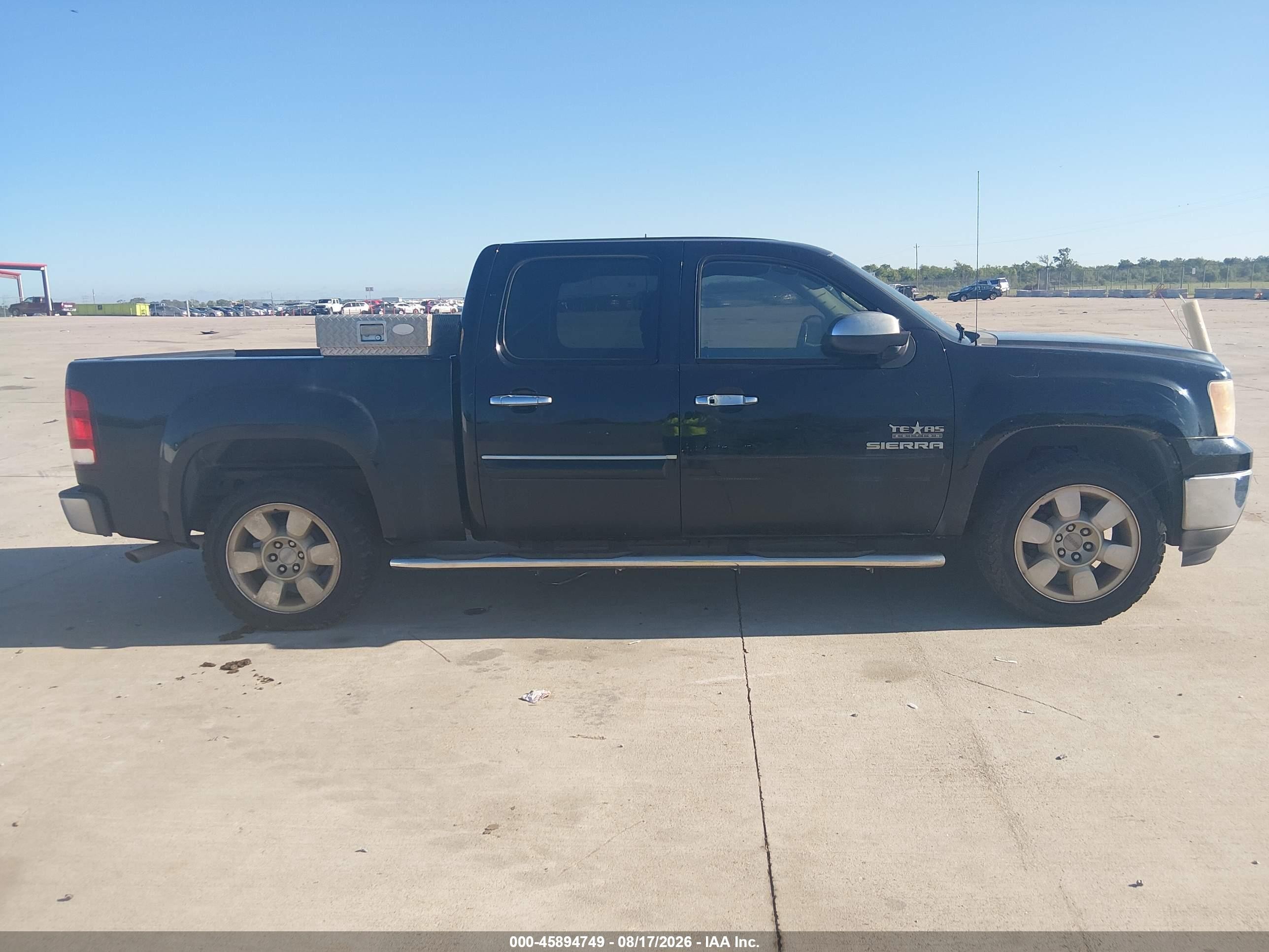 2010 Gmc Sierra 1500 Sle Black vin: 3GTRCVE08AG179597