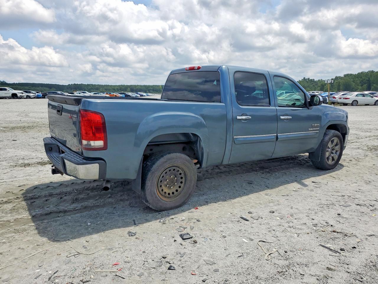 2010 Gmc Sierra C1500 Sle Blue vin: 3GTRCVE08AG232833