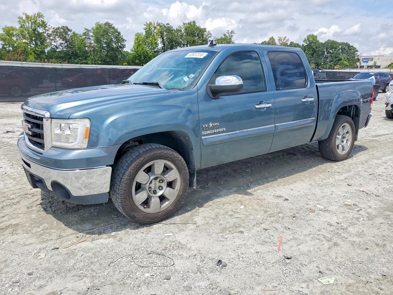 2010 Gmc Sierra C1500 Sle Blue vin: 3GTRCVE08AG232833