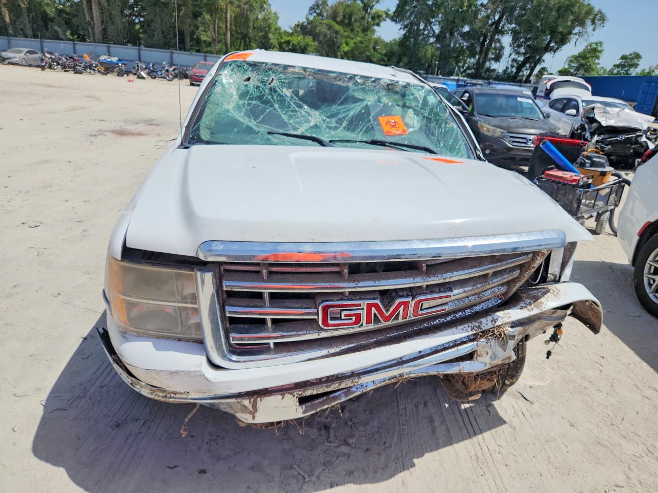 2010 Gmc Sierra C1500 Sle Белый vin: 3GTRCVE08AG280607