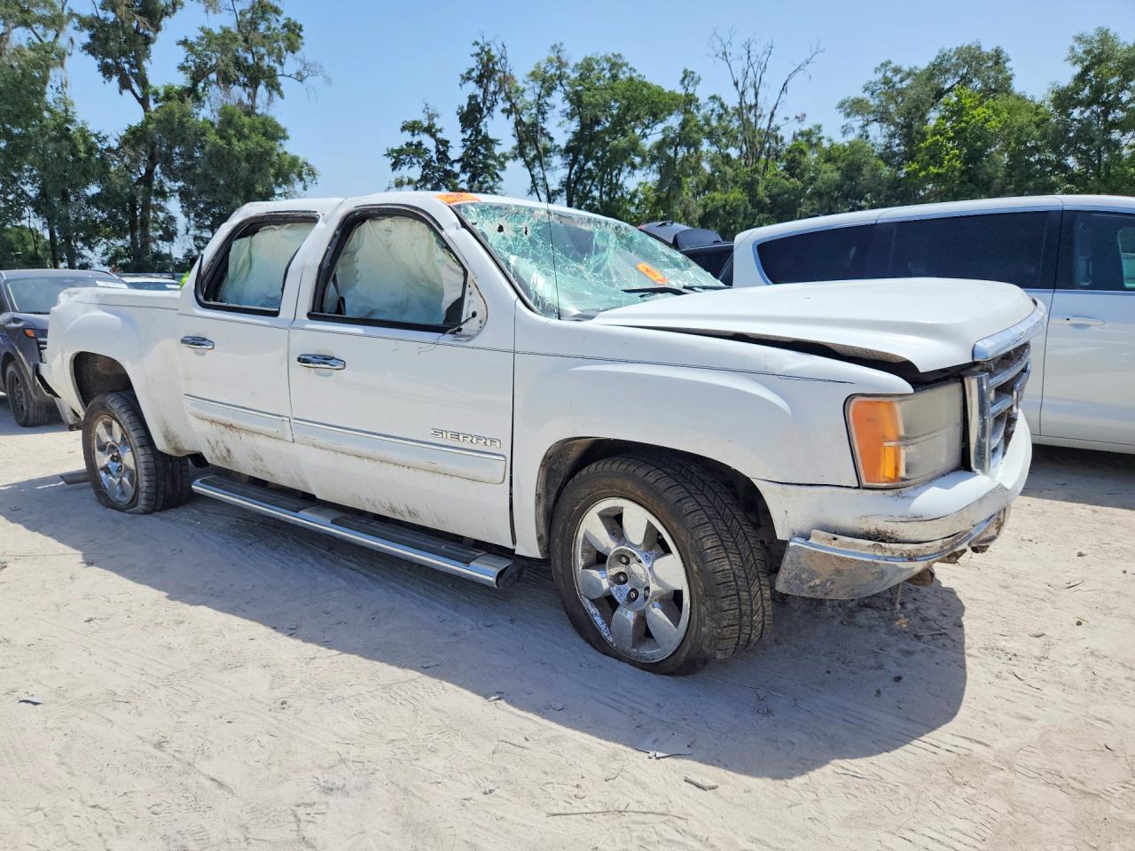 2010 Gmc Sierra C1500 Sle Белый vin: 3GTRCVE08AG280607