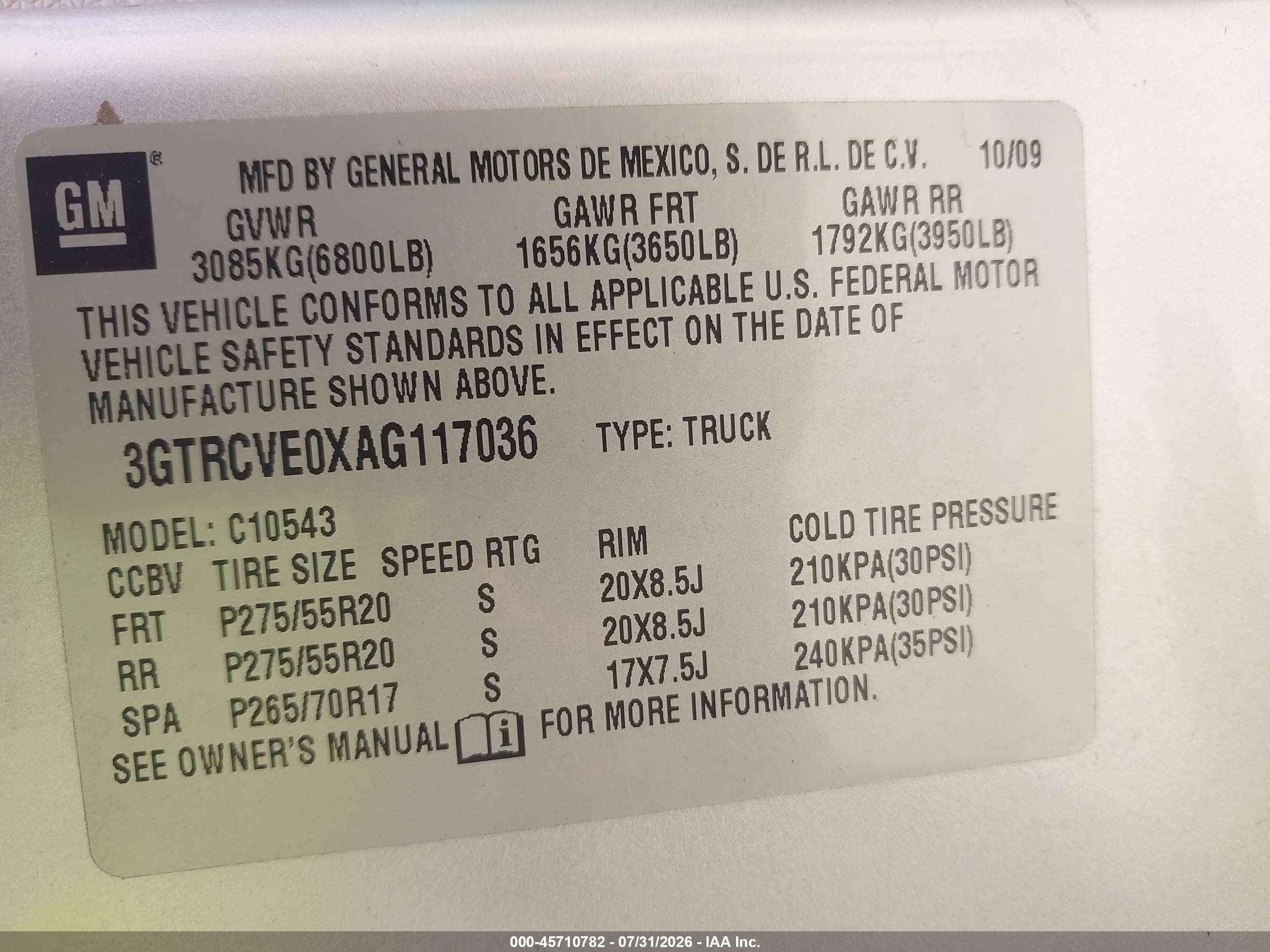 2010 Gmc Sierra 1500 Sle Gray vin: 3GTRCVE0XAG117036