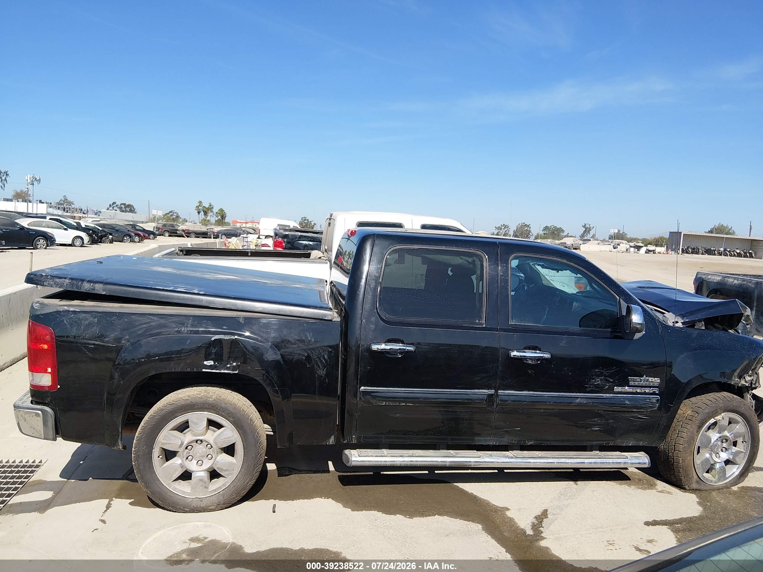 2010 Gmc Sierra 1500 Sle Black vin: 3GTRCVE0XAG200191