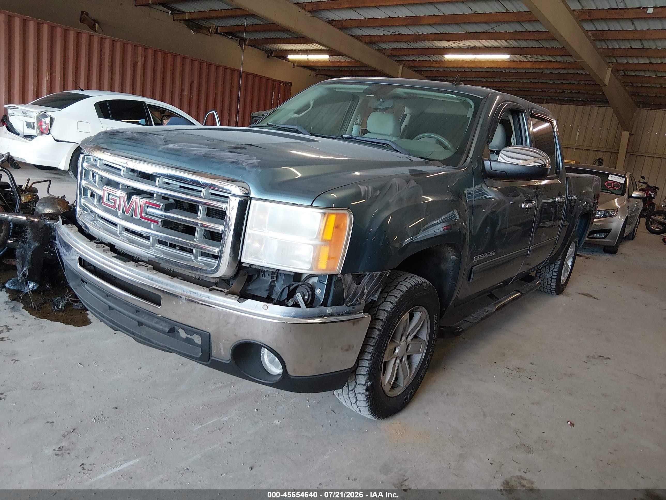 2010 Gmc Sierra 1500 Xtra Fuel Economy Blue vin: 3GTRCVE31AG153563
