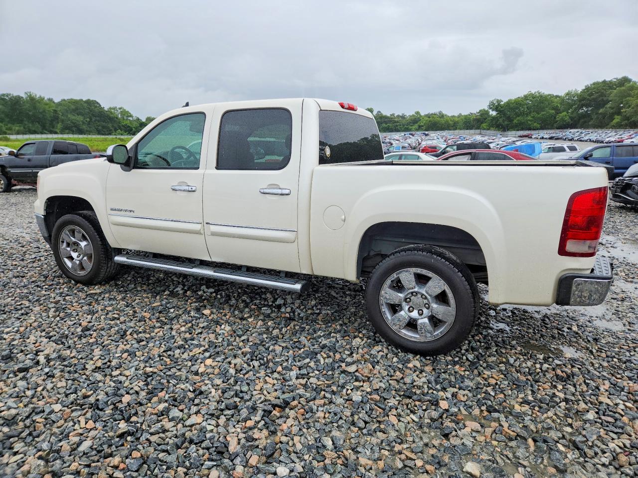2010 Gmc Sierra C1500 Slt White vin: 3GTRCWE06AG287058