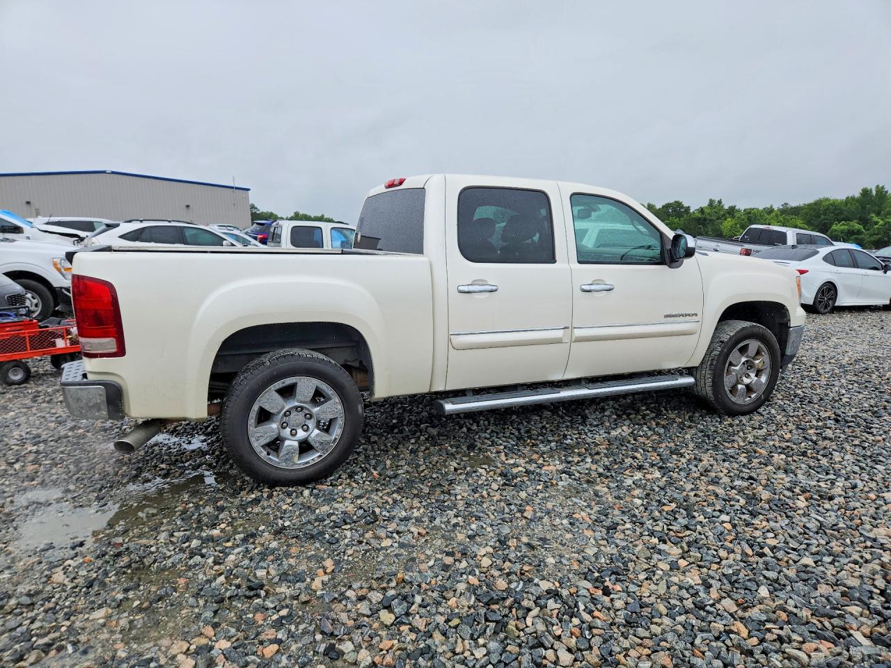 2010 Gmc Sierra C1500 Slt White vin: 3GTRCWE06AG287058