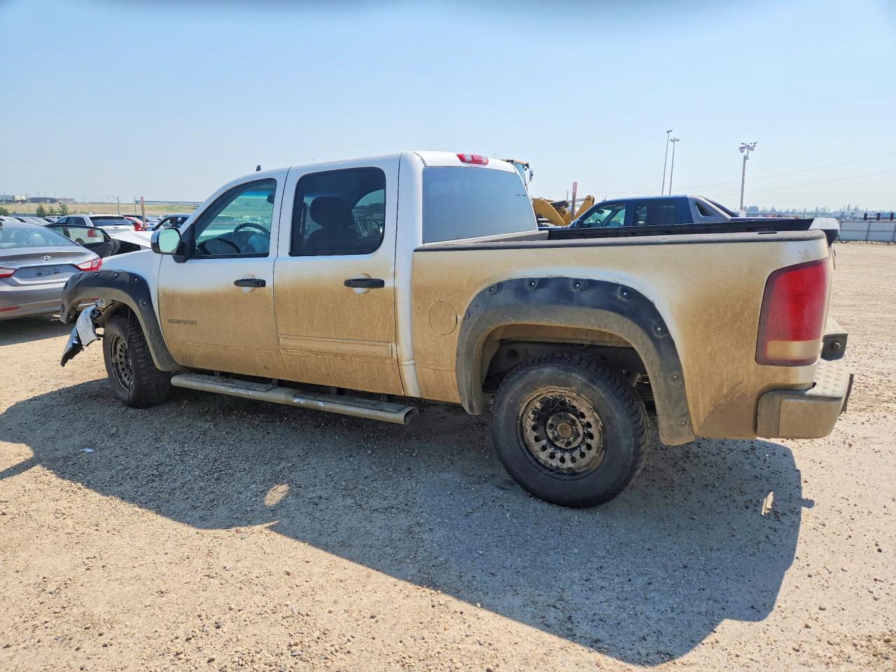 2010 Gmc Sierra K1500 Sl White vin: 3GTRKUEA8AG127909
