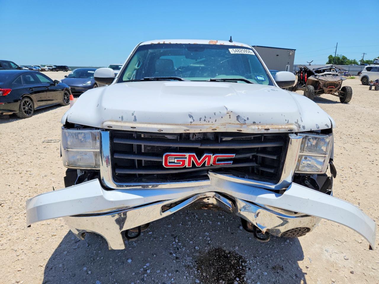 2010 Gmc Sierra K1500 Sle White vin: 3GTRKVE31AG185271
