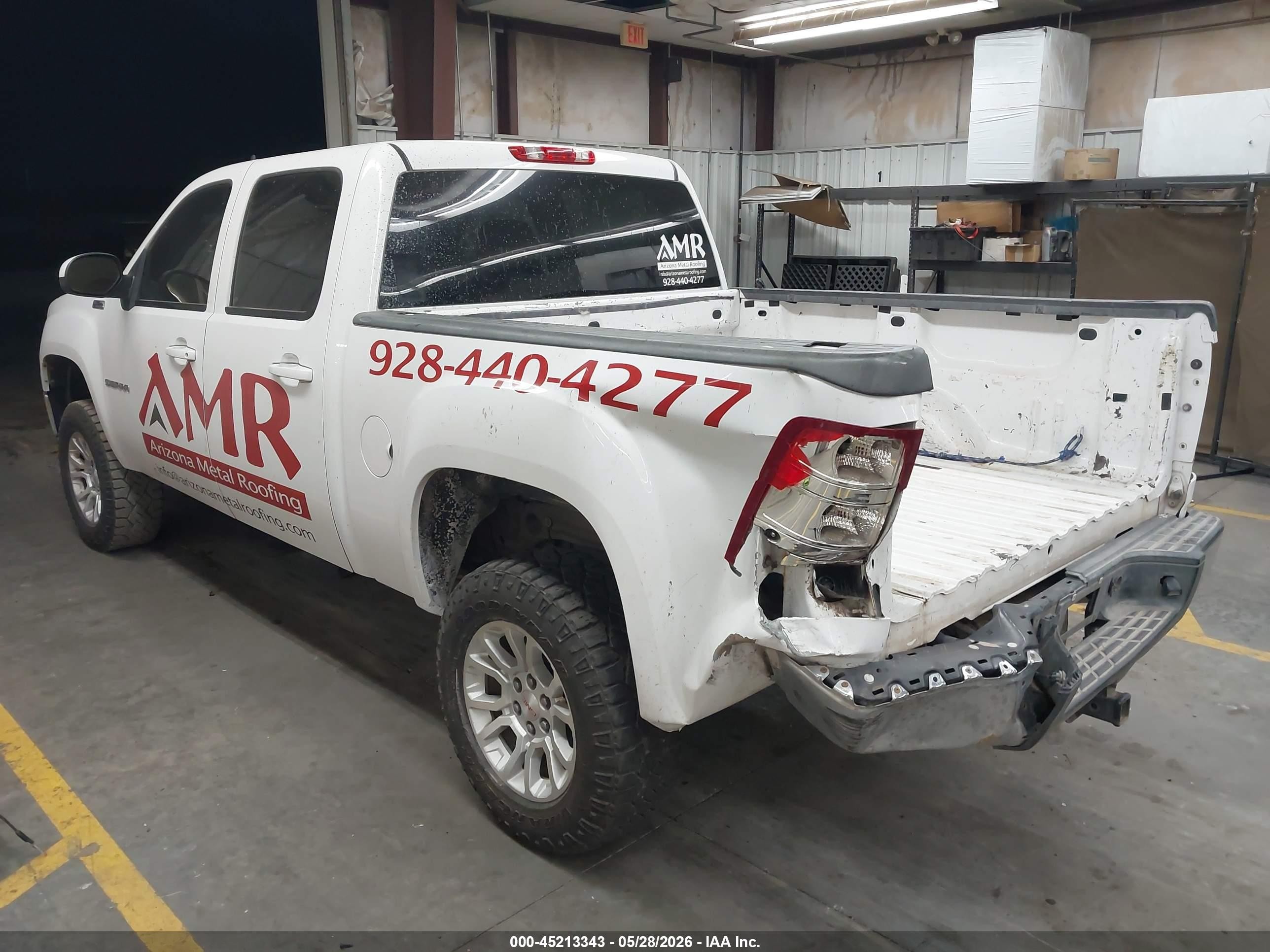 2010 Gmc Sierra 1500 Sle White vin: 3GTRKVE31AG268490
