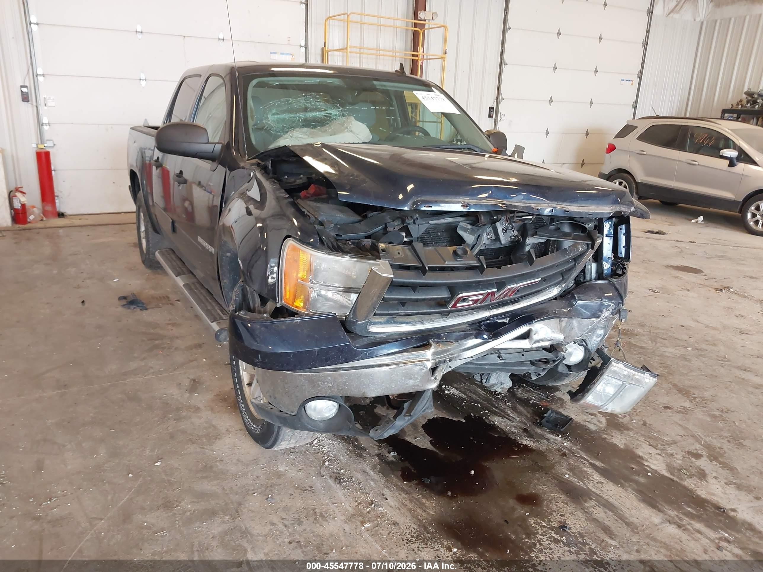 2010 Gmc Sierra 1500 Sle Blue vin: 3GTRKVE34AG148523