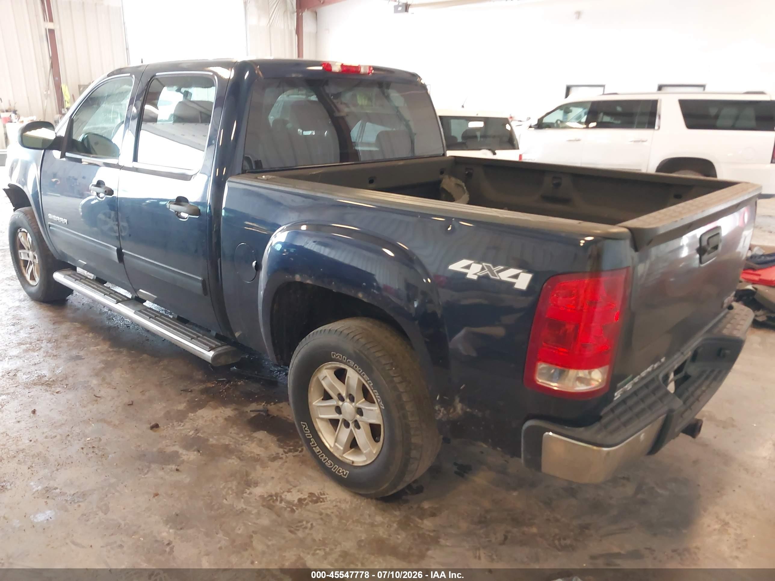2010 Gmc Sierra 1500 Sle Blue vin: 3GTRKVE34AG148523