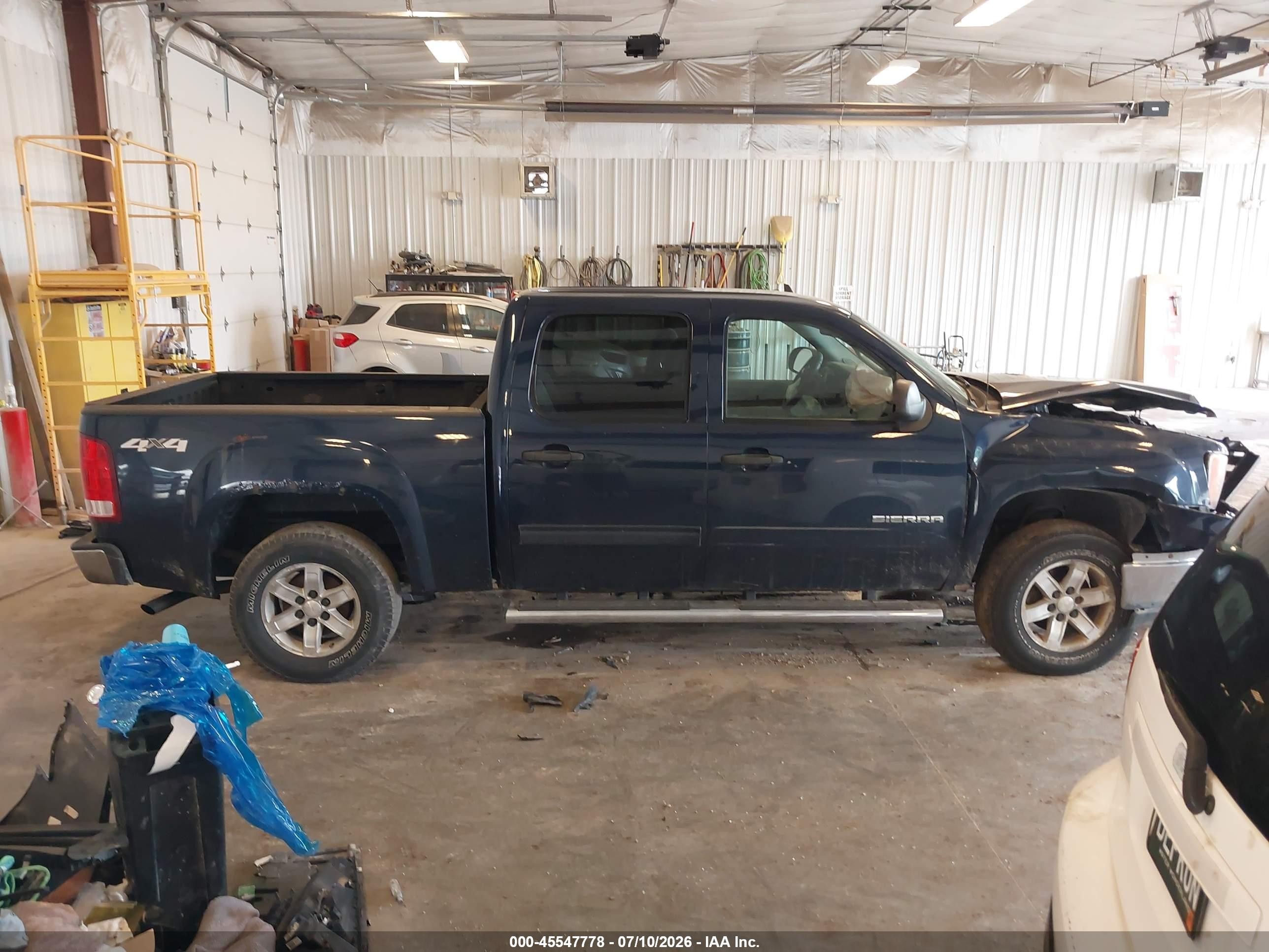 2010 Gmc Sierra 1500 Sle Blue vin: 3GTRKVE34AG148523