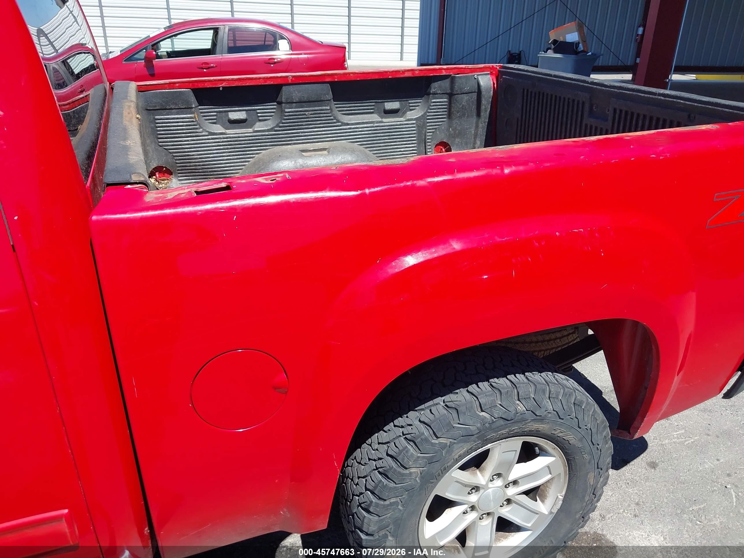 2010 Gmc Sierra 1500 Sle Red vin: 3GTRKVE34AG206565