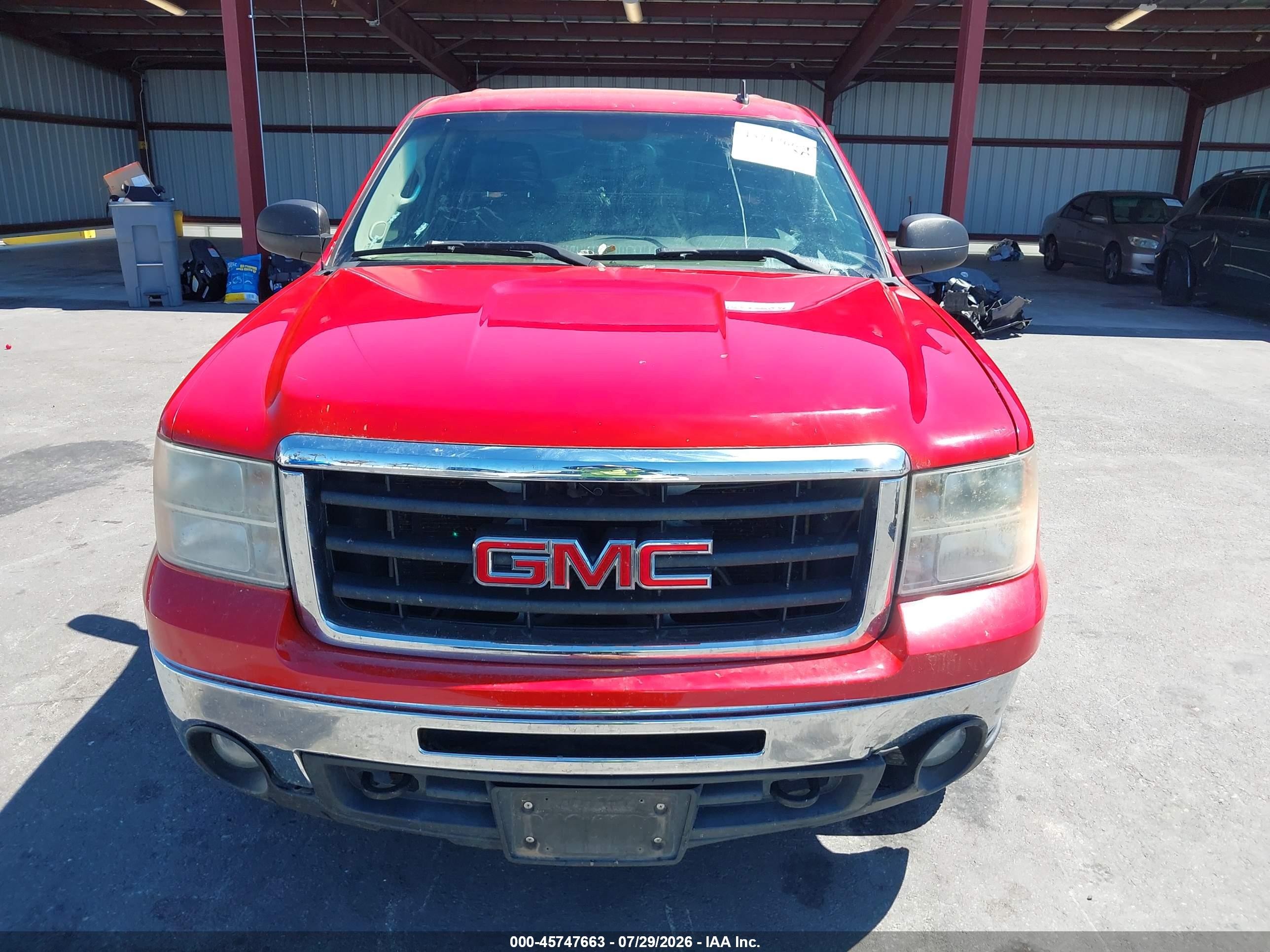 2010 Gmc Sierra 1500 Sle Red vin: 3GTRKVE34AG206565