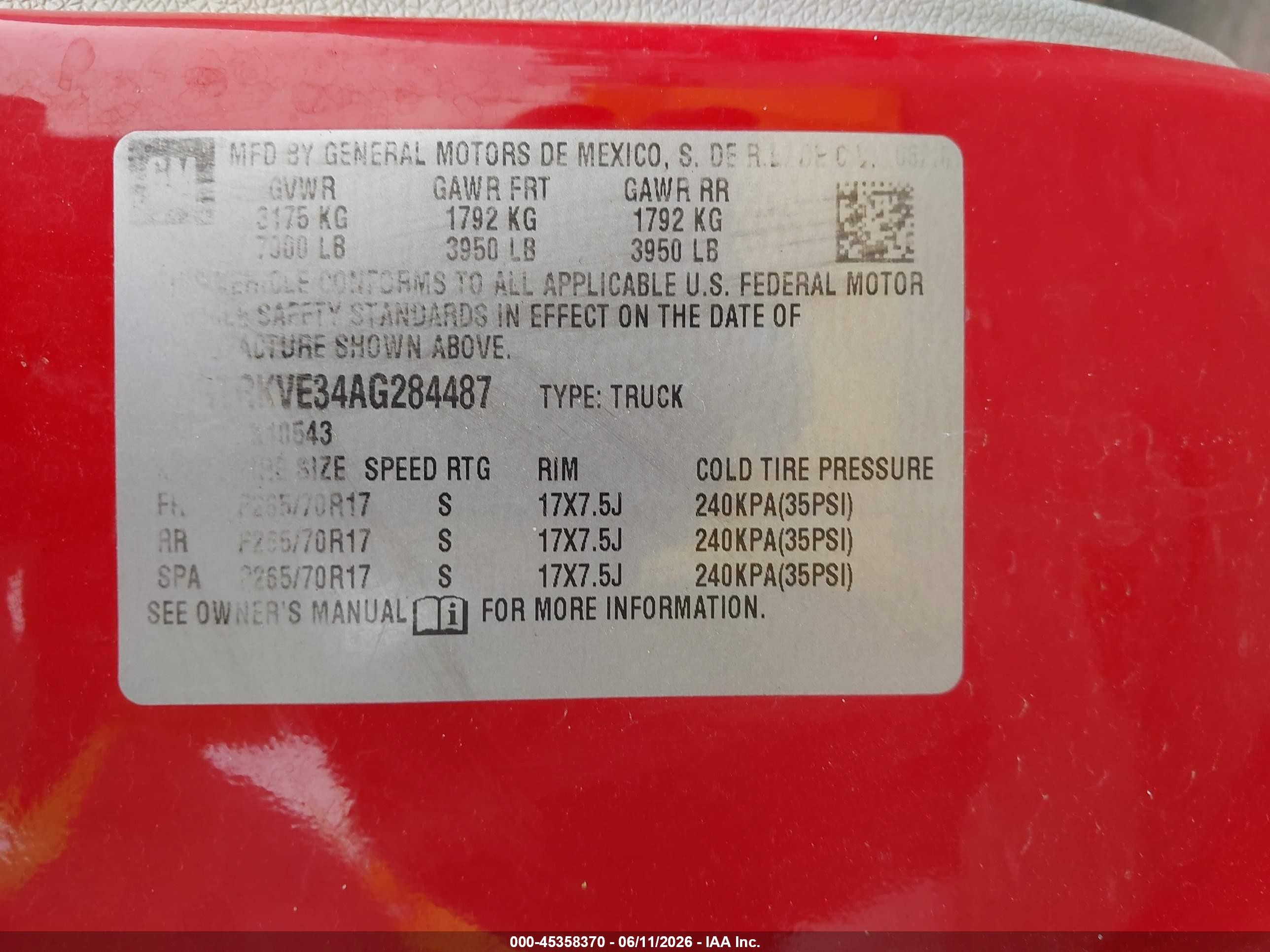 2010 Gmc Sierra 1500 Sle Red vin: 3GTRKVE34AG284487