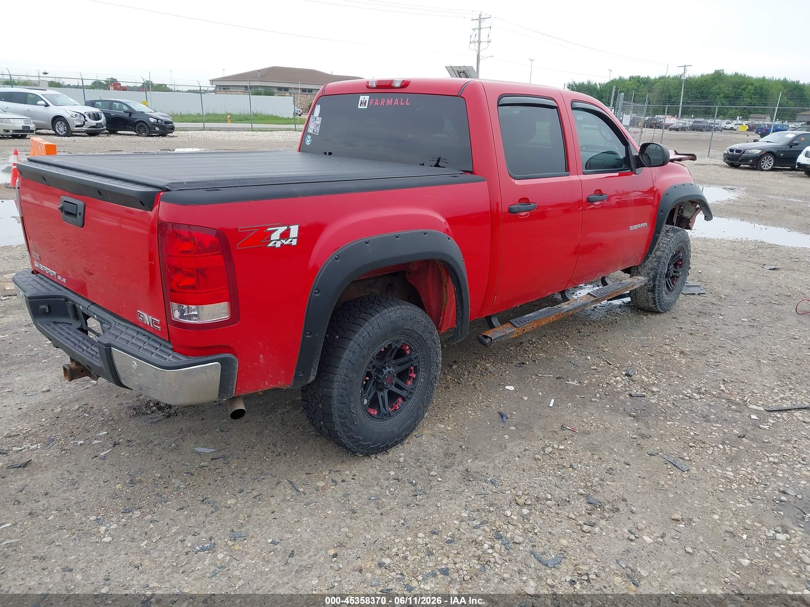 2010 Gmc Sierra 1500 Sle Red vin: 3GTRKVE34AG284487