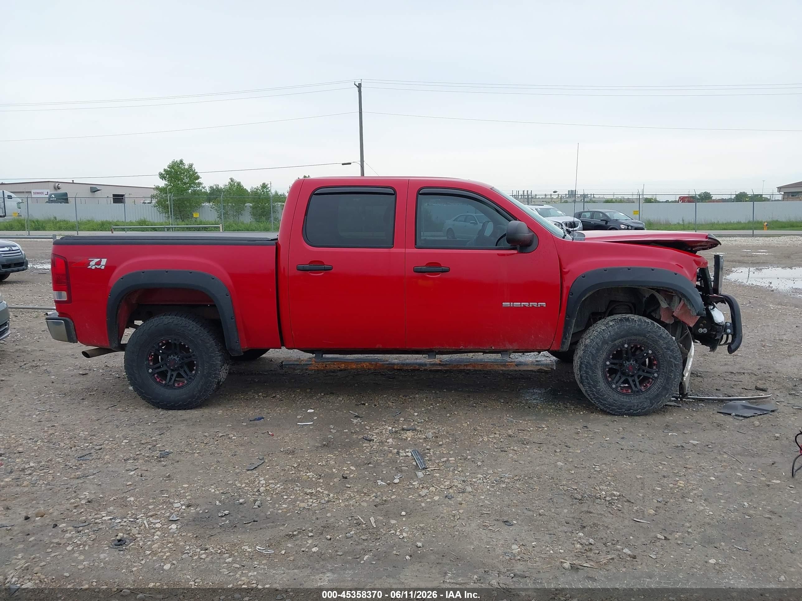 2010 Gmc Sierra 1500 Sle Red vin: 3GTRKVE34AG284487