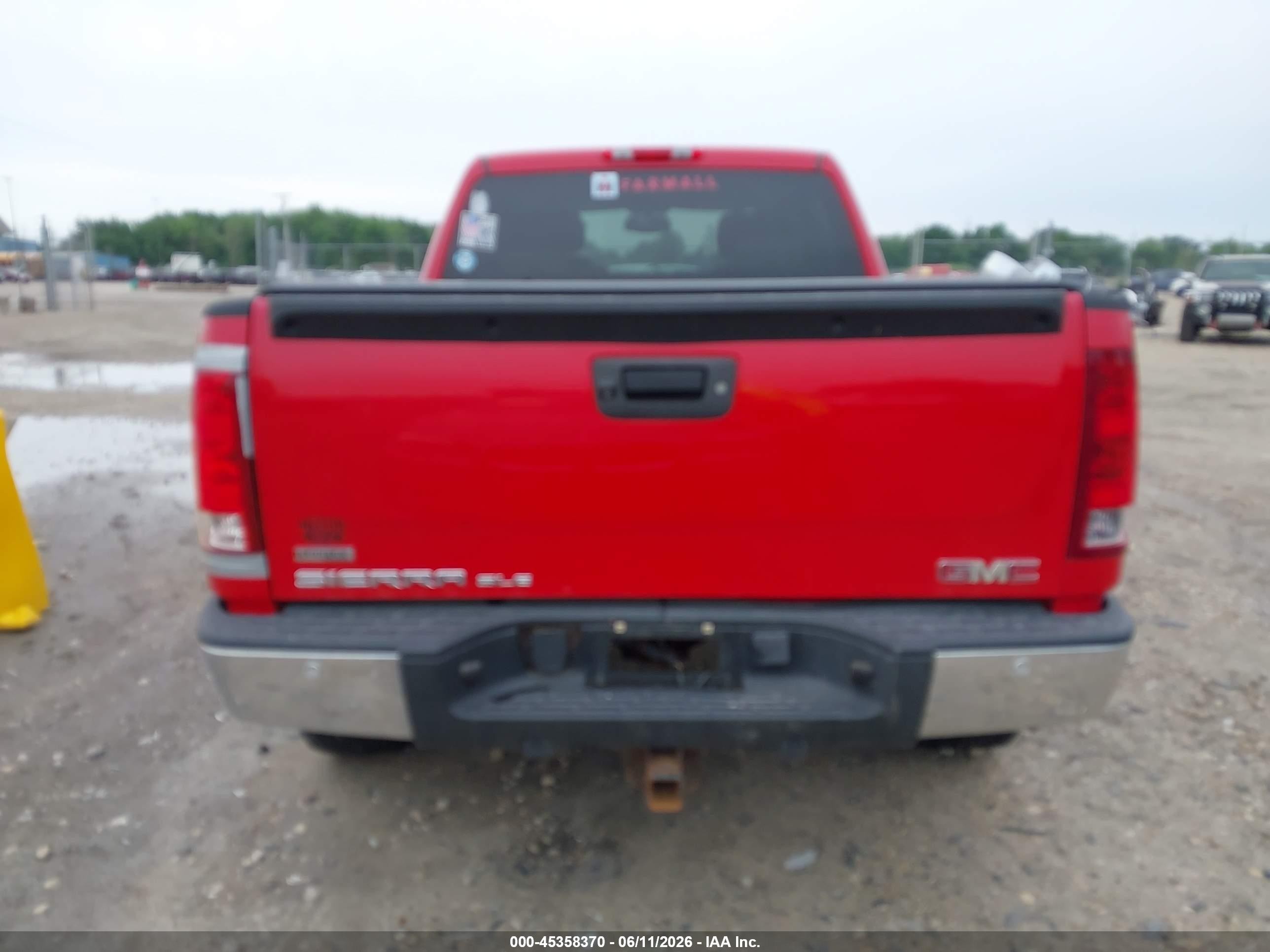 2010 Gmc Sierra 1500 Sle Red vin: 3GTRKVE34AG284487
