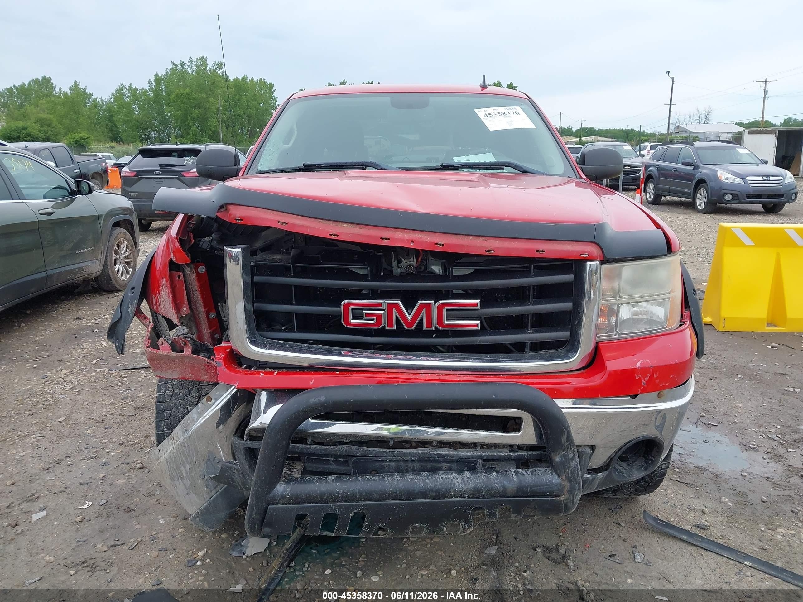 2010 Gmc Sierra 1500 Sle Red vin: 3GTRKVE34AG284487