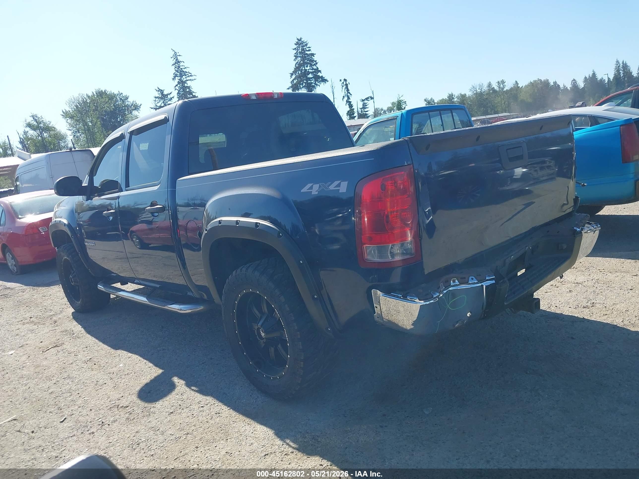2010 Gmc Sierra 1500 Sle Dark Blue vin: 3GTRKVE35AG155951