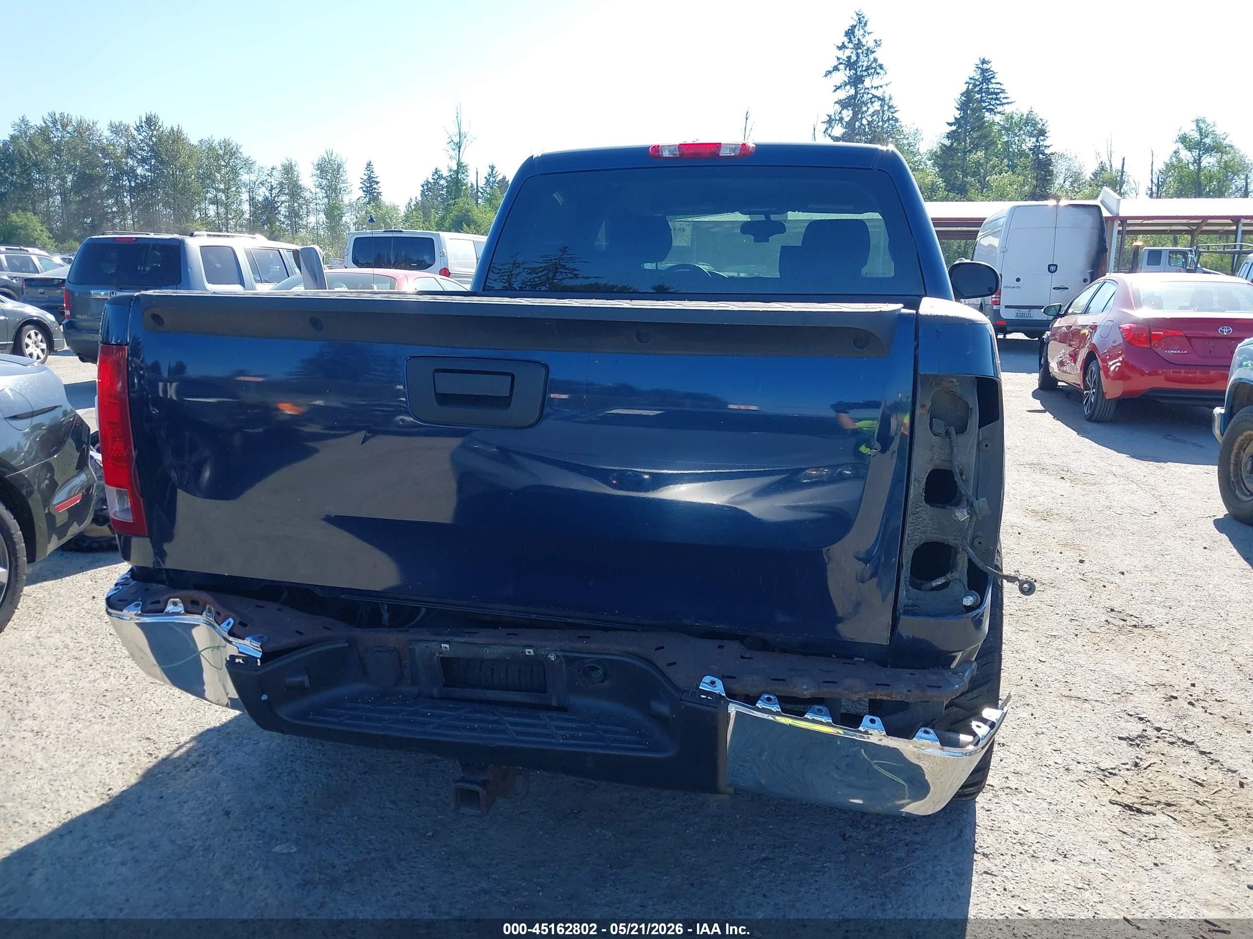 2010 Gmc Sierra 1500 Sle Dark Blue vin: 3GTRKVE35AG155951