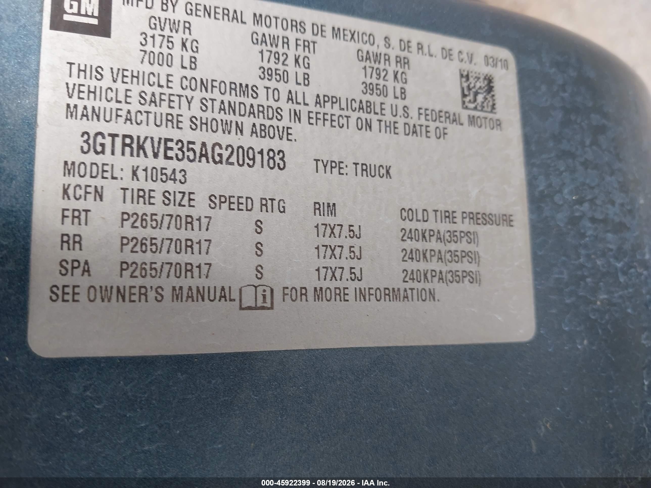2010 Gmc Sierra 1500 Sle Gray vin: 3GTRKVE35AG209183