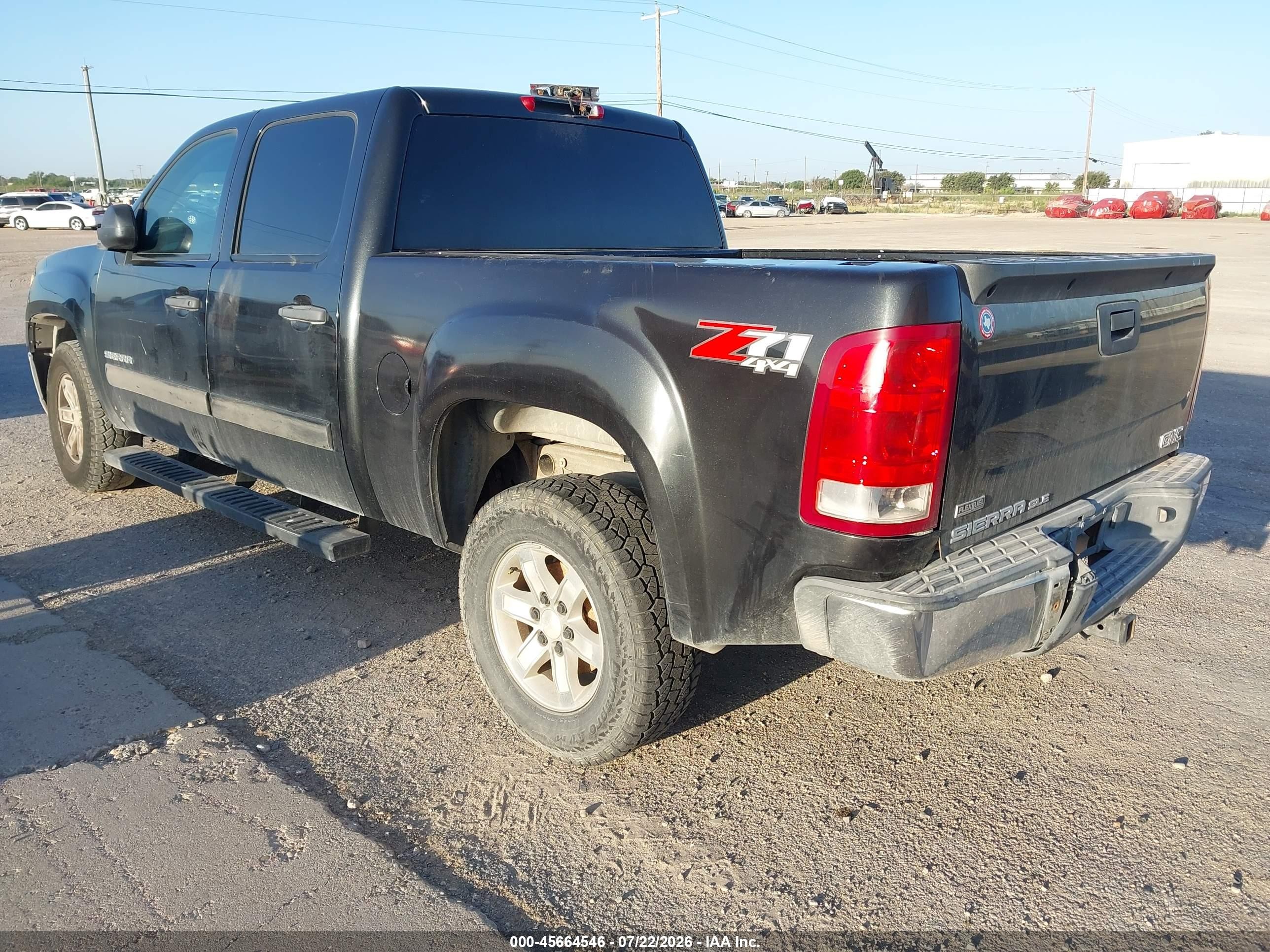 2010 Gmc Sierra 1500 Sle Black vin: 3GTRKVE35AG238859