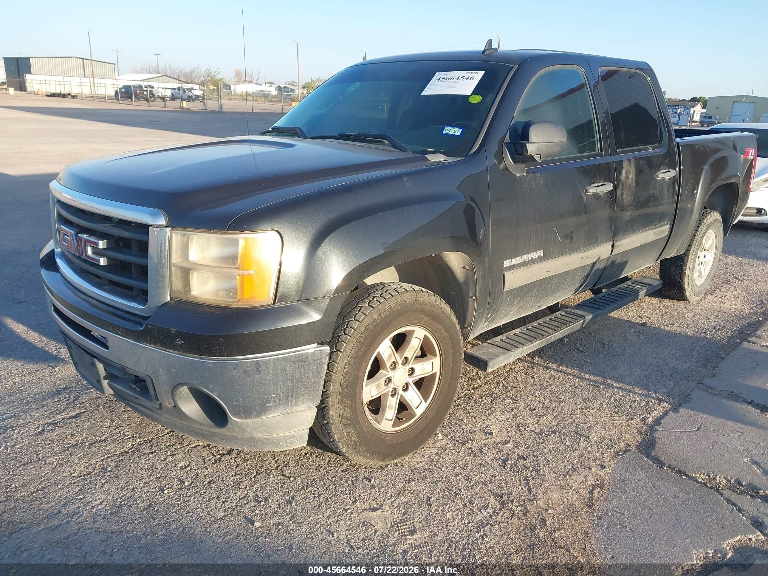 2010 Gmc Sierra 1500 Sle Black vin: 3GTRKVE35AG238859