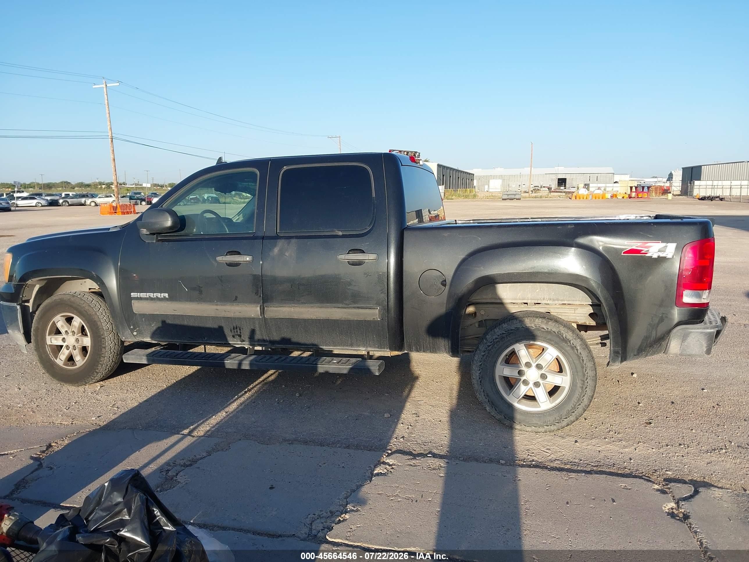 2010 Gmc Sierra 1500 Sle Black vin: 3GTRKVE35AG238859