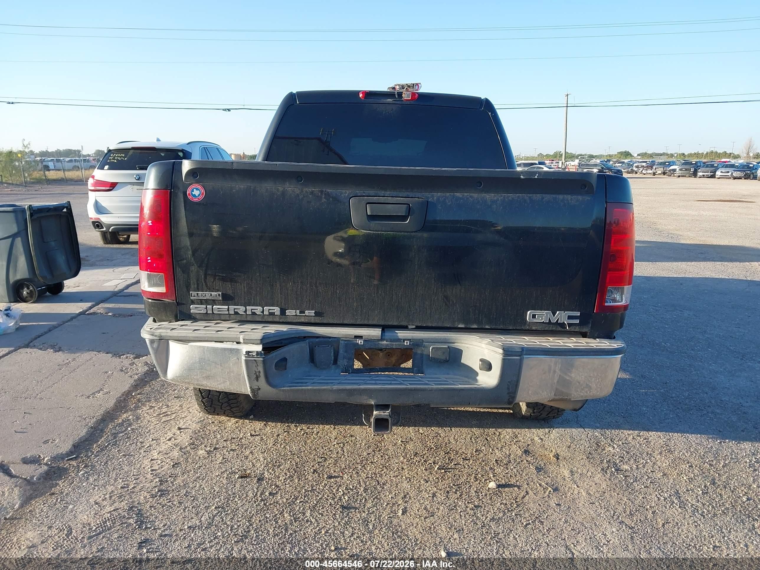 2010 Gmc Sierra 1500 Sle Black vin: 3GTRKVE35AG238859