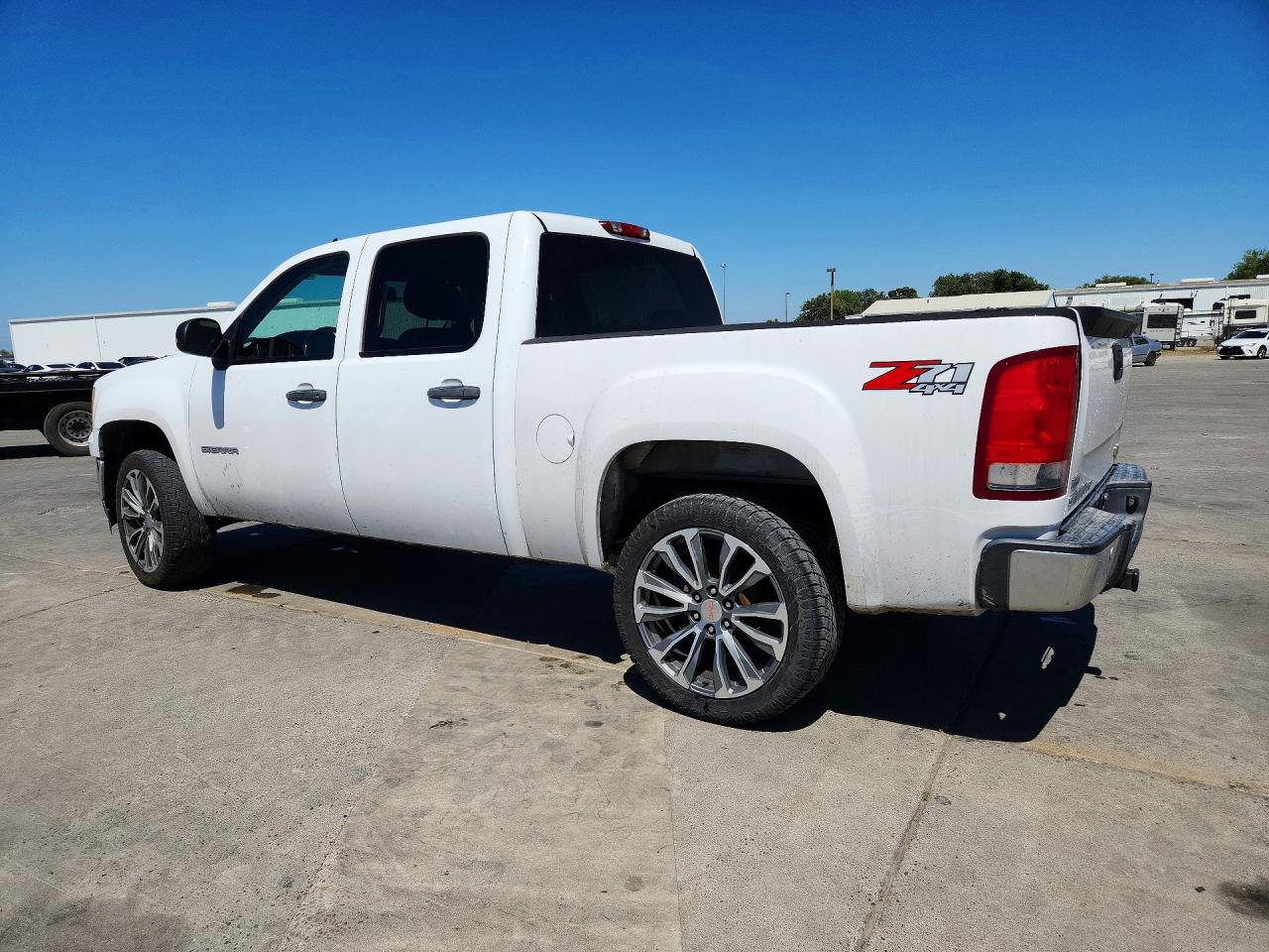 2010 Gmc Sierra K1500 Sle White vin: 3GTRKVE35AG265219