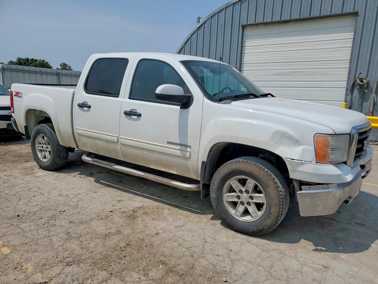 2010 Gmc Sierra K1500 Sle White vin: 3GTRKVE36AG116396