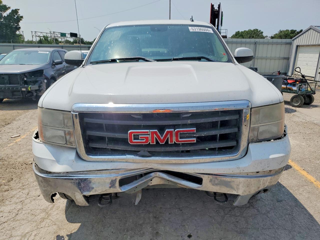 2010 Gmc Sierra K1500 Sle White vin: 3GTRKVE36AG116396