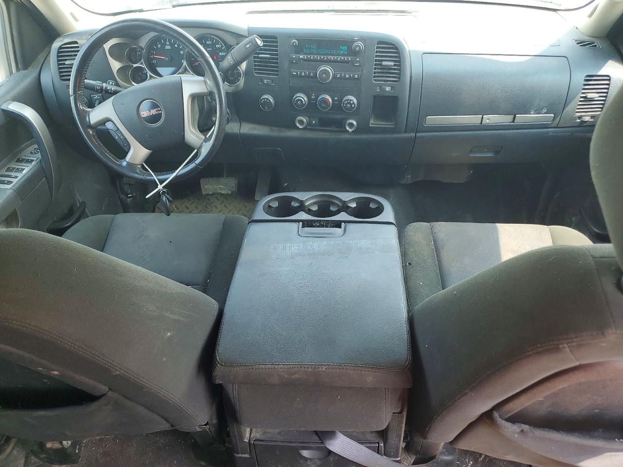 2010 Gmc Sierra K1500 Sle White vin: 3GTRKVE36AG116396