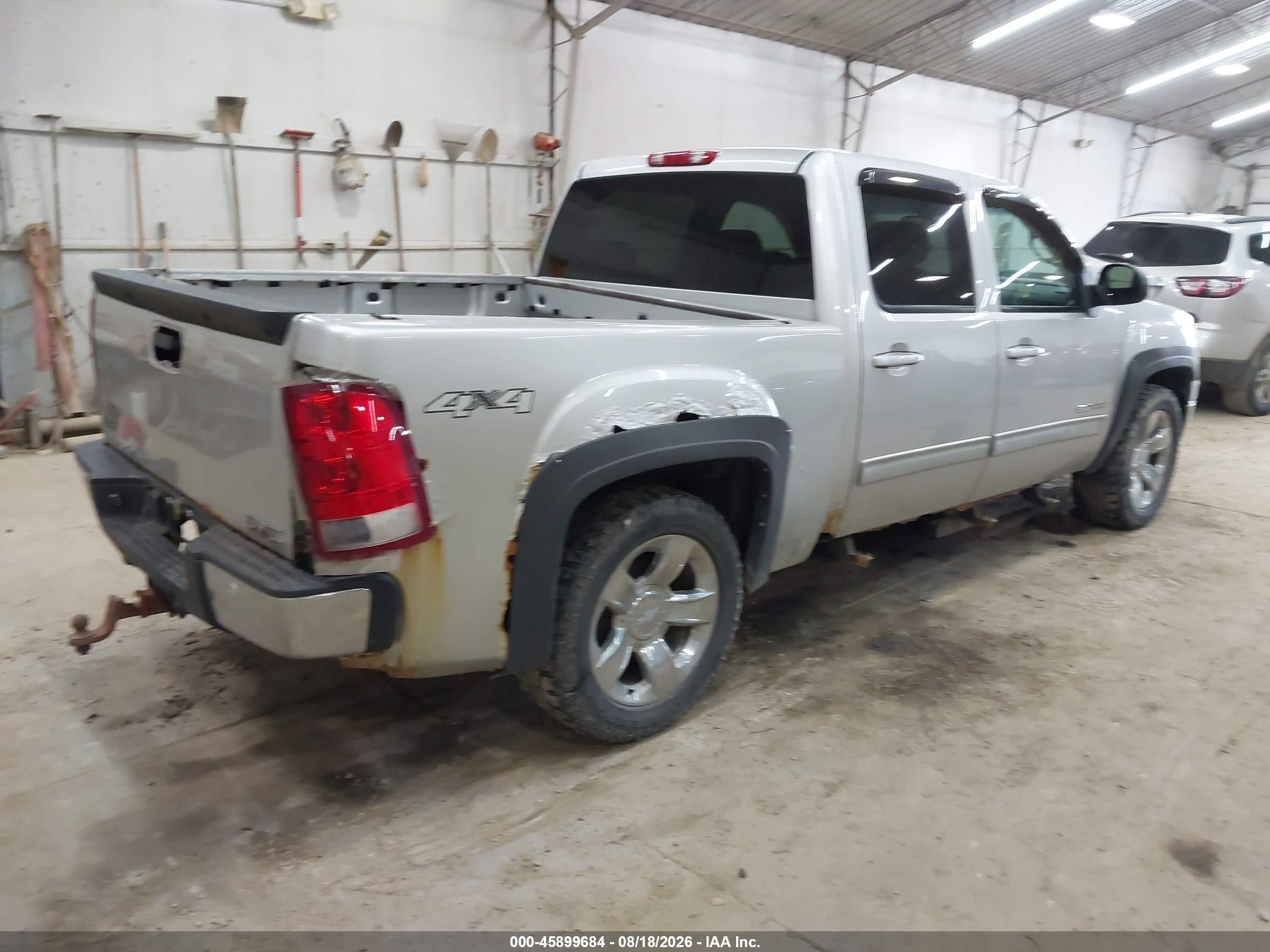 2010 Gmc Sierra 1500 Sle Silver vin: 3GTRKVE36AG186920