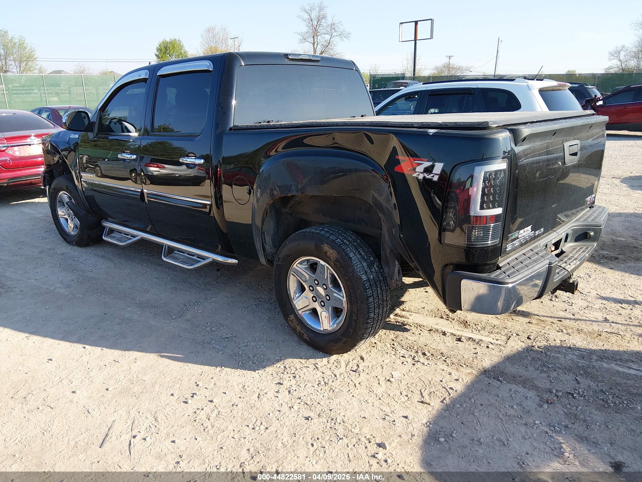 2010 Gmc Sierra 1500 Sle Black vin: 3GTRKVE37AG261852