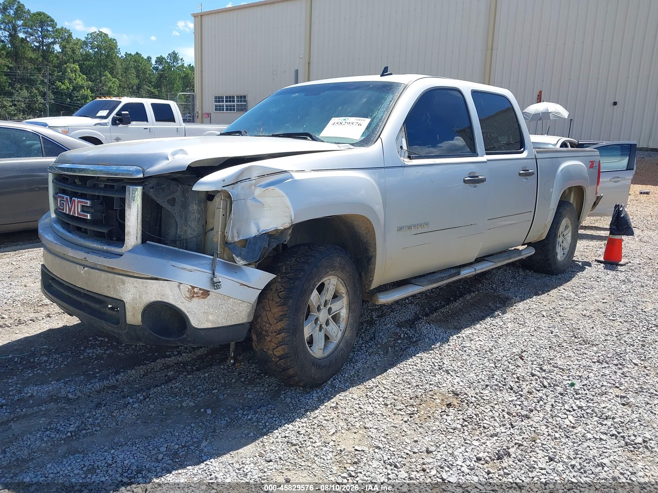 2010 Gmc Sierra 1500 Sle Серебряный vin: 3GTRKVE37AG264816