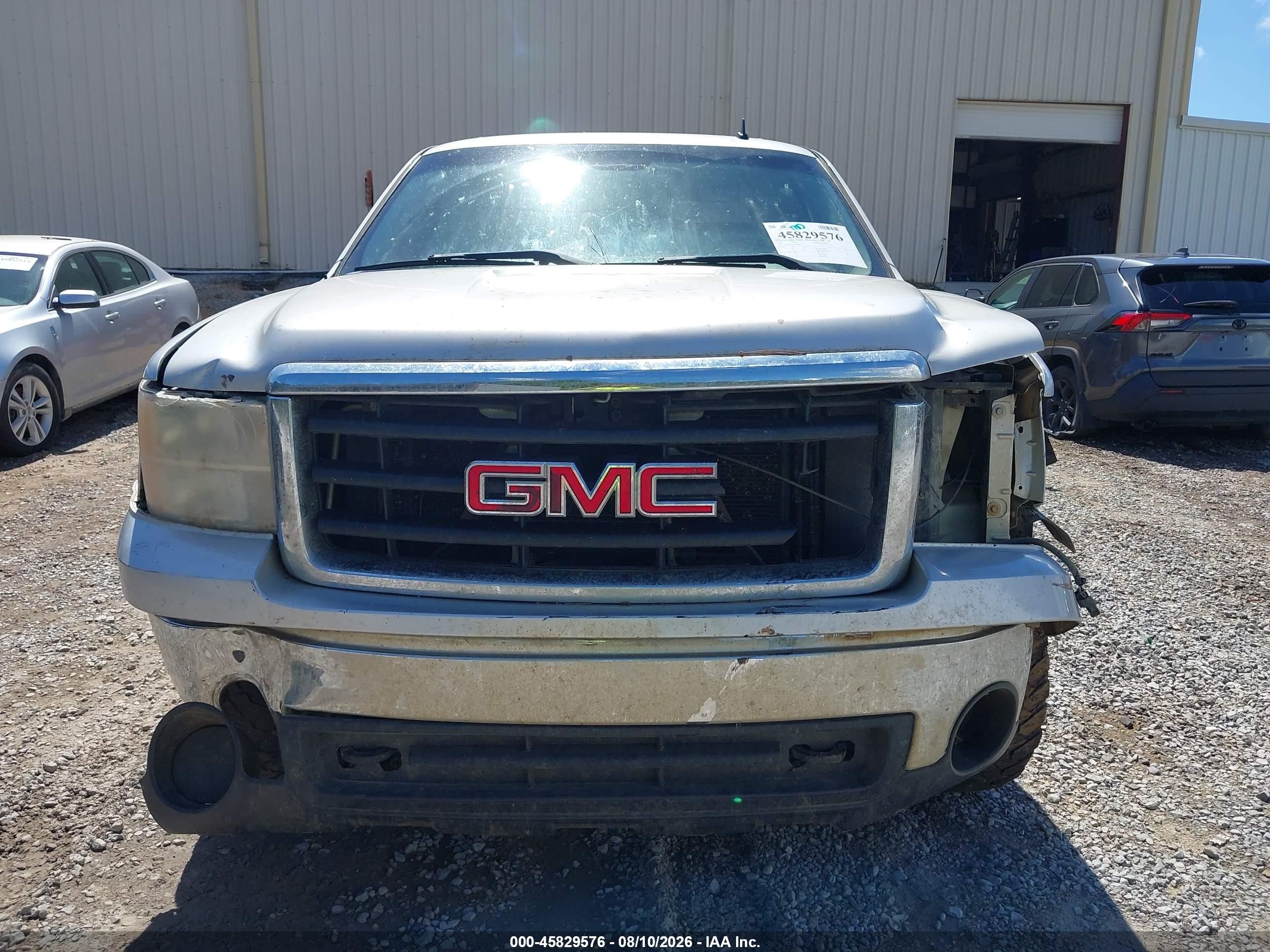 2010 Gmc Sierra 1500 Sle Серебряный vin: 3GTRKVE37AG264816